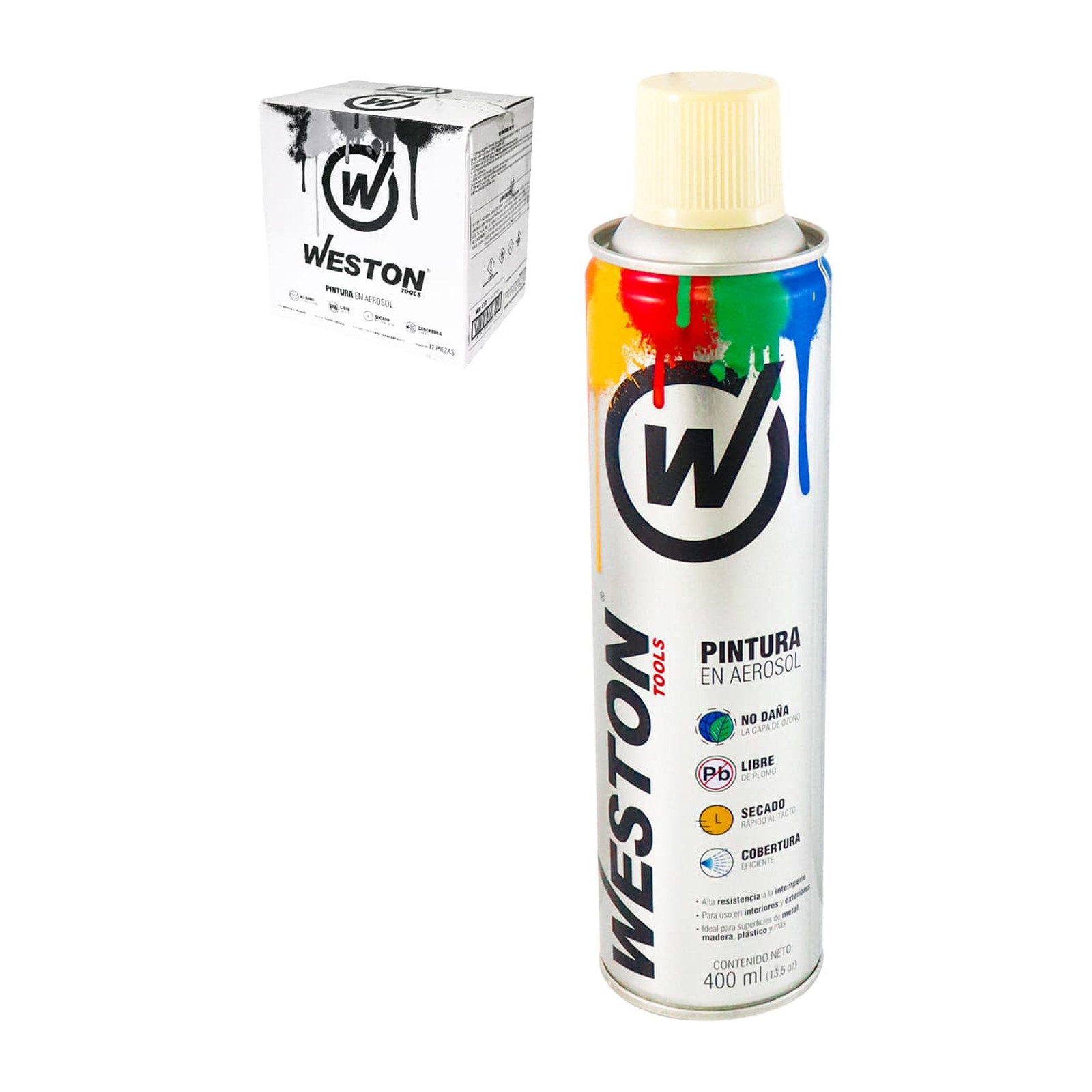 Pintura Aerosol Beige 400ml Weston