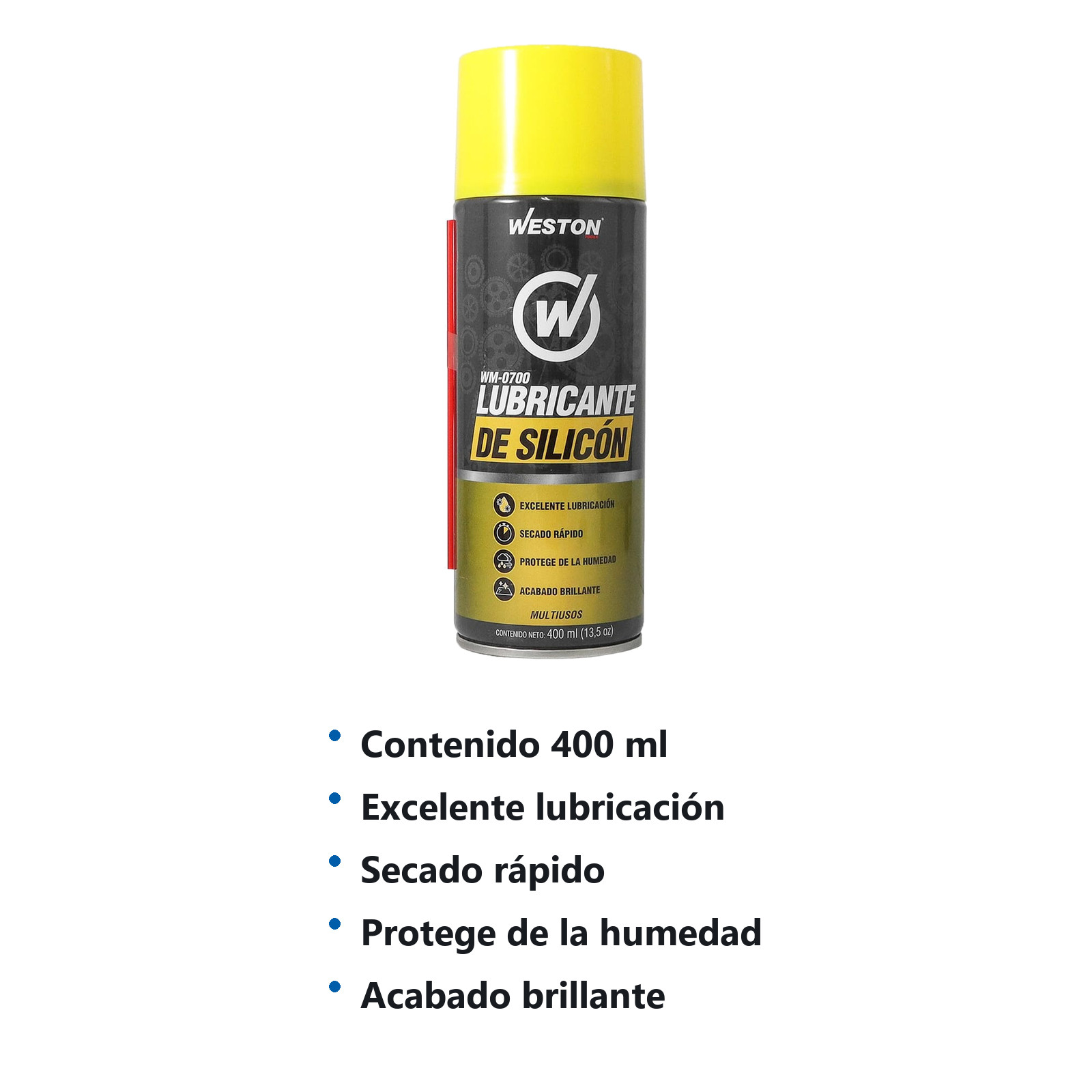 LUBRICANTE D/SILICON AEROSOL 400ml - Imagen 3