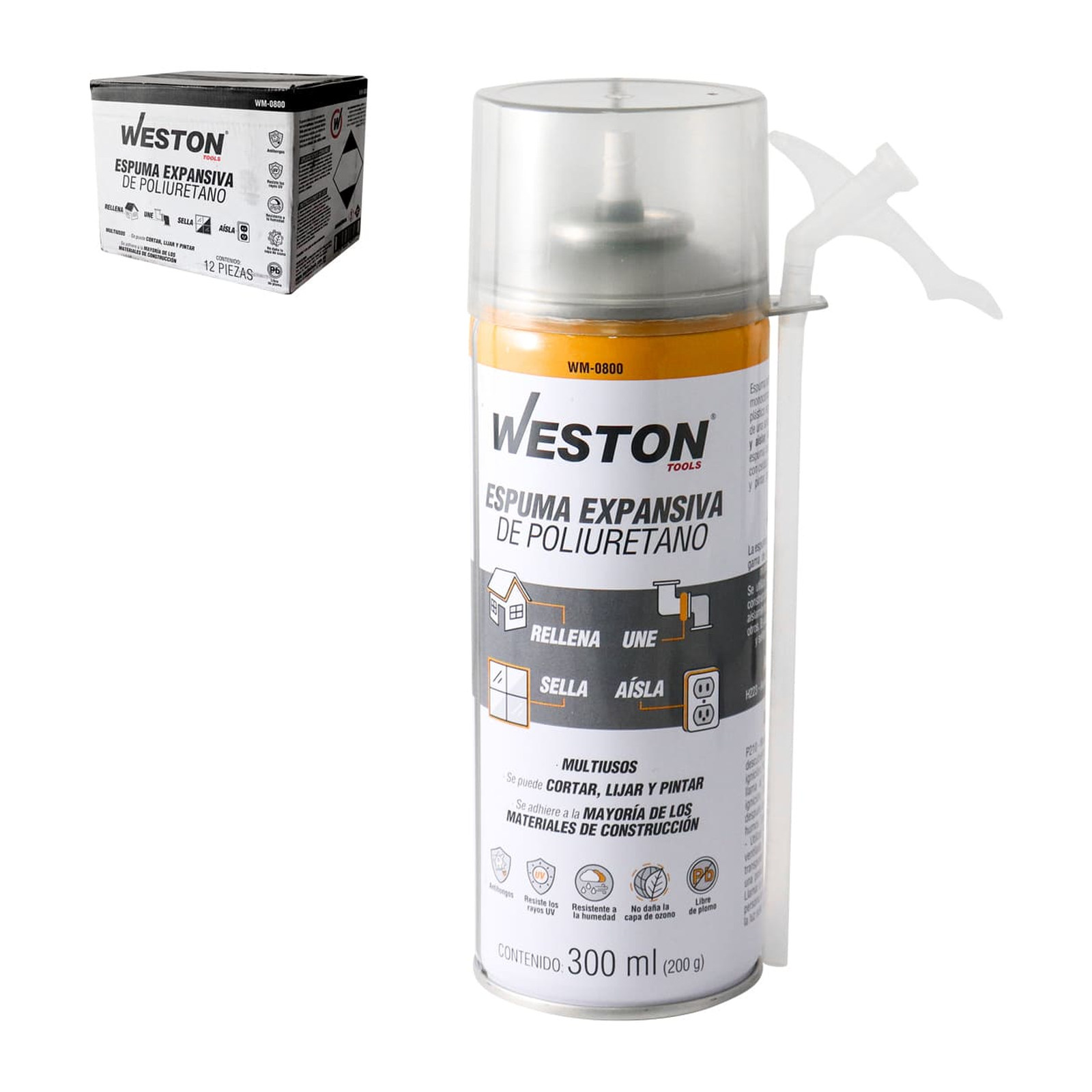 Espuma Expansiva de Poliuretano 300 ml WESTON