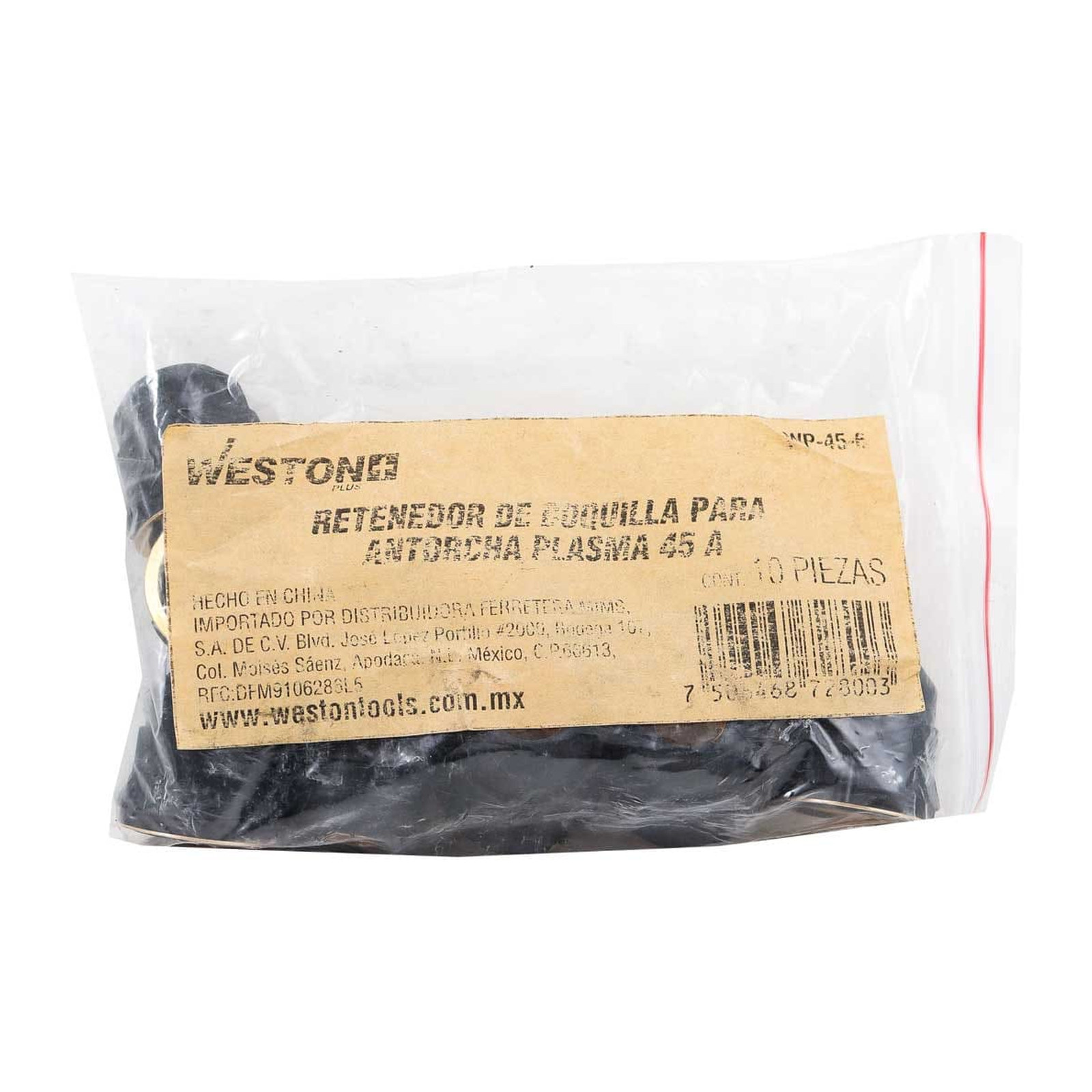 RETENEDOR DE BOQUILLA P/ANTORCHA PLASMA 45AMP (Empaque c/10 pzas - Precio x pieza) - Imagen 2