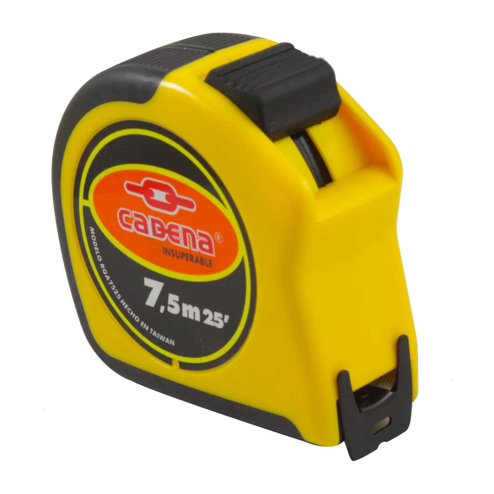 Flexómetro Antiimpacto Cadena 7.5 m x 25 mm