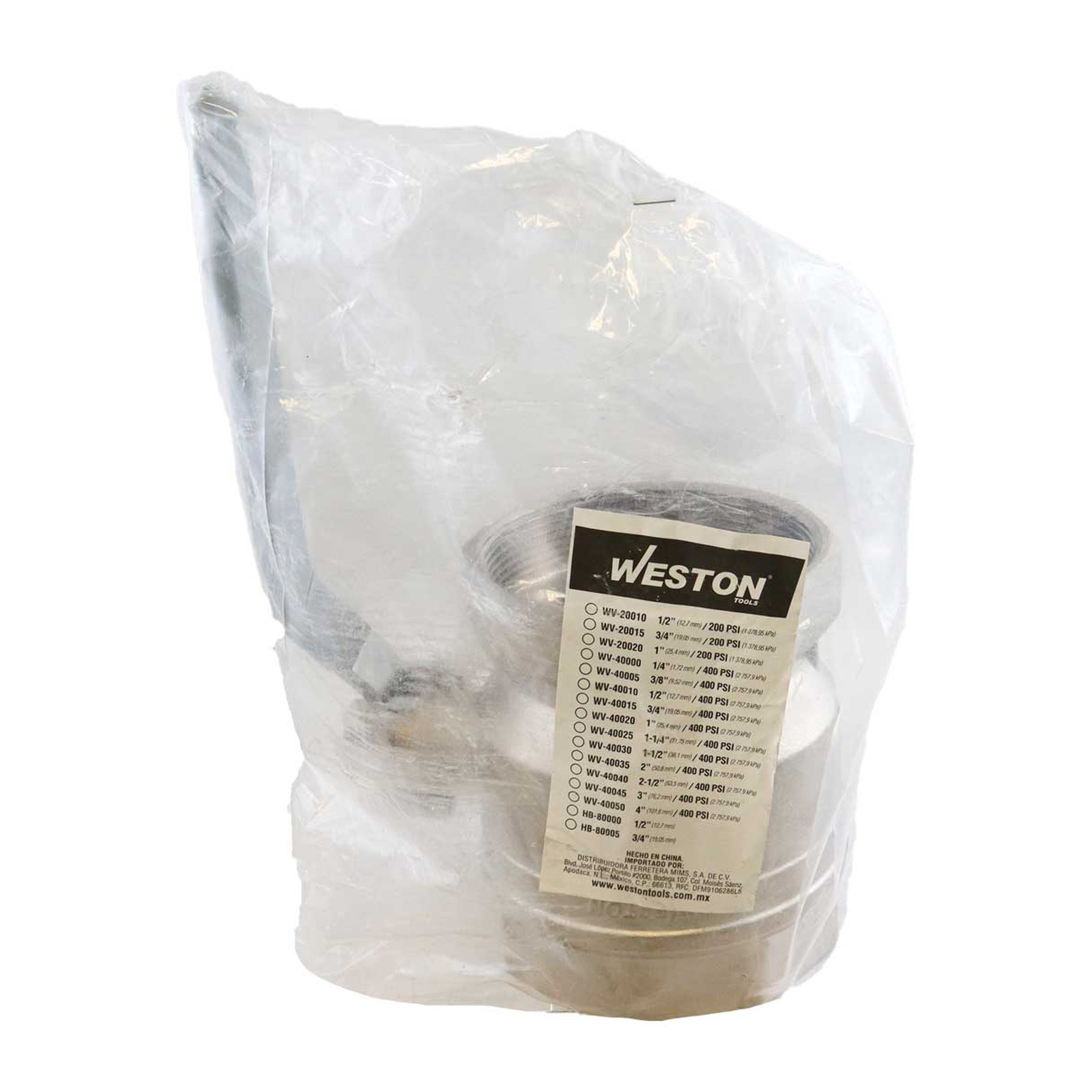 VALVULA DE ESFERA NIQUELADA ROSCABLE WOG 400 2-1/2" (CAJA C/2 PZAS - PRECIO X PIEZA) - Imagen 4