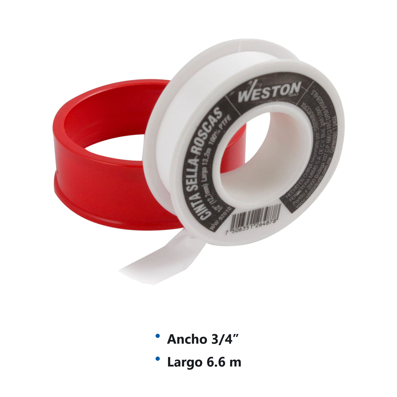 CINTA SELLA ROSCA 3/4 X .075MM X 260" (Precio x pieza - Empaque c/10 pzas) - Imagen 3