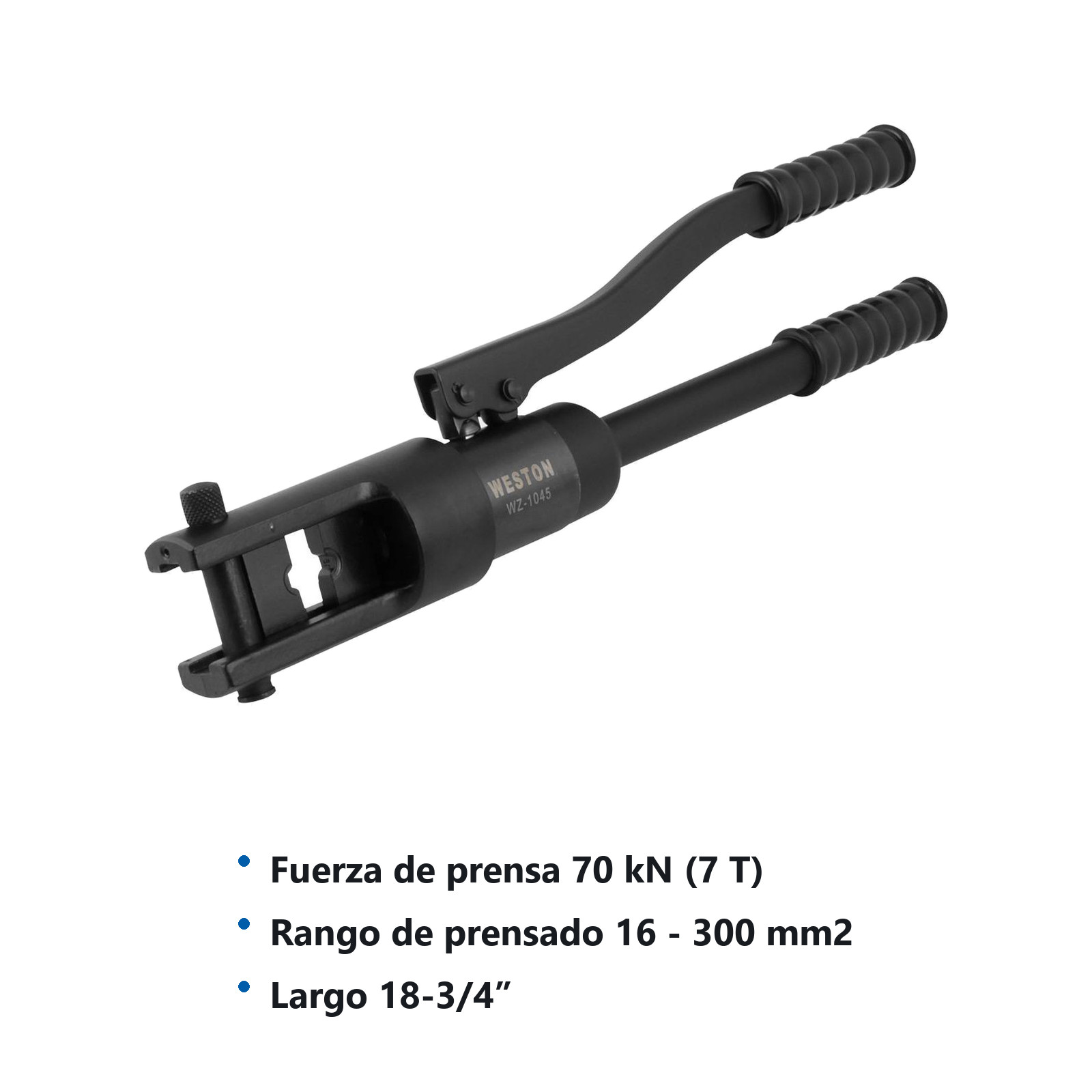 PINZA DE COMPRESION HIDRAULICA  70KN (10-300MM) AJUSTE MANUAL - Imagen 2