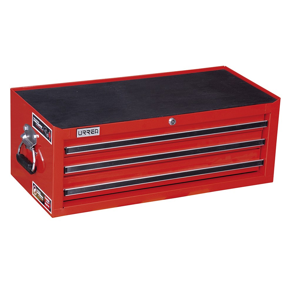 Gabinete intermedio 3 gavetas color rojo serie X 27" Urrea
