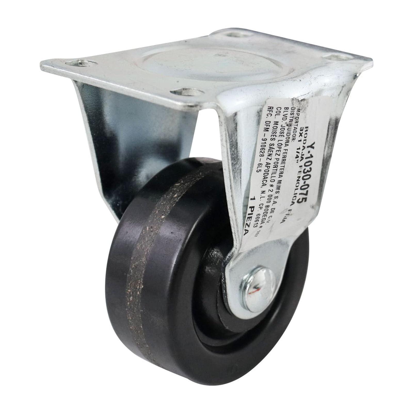 Rodaja Fenólica Fija 3" x 1-1/4" Weston