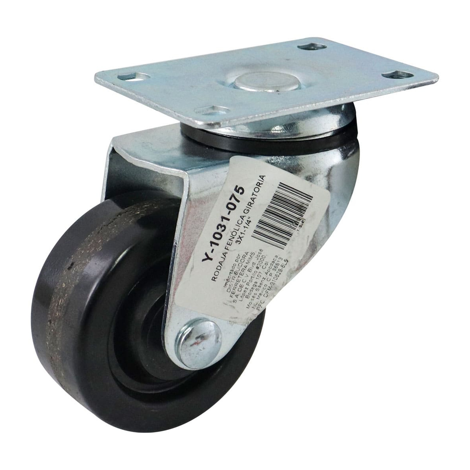 Rodaja Fenólica Giratoria 3 x 1-1/4" Weston