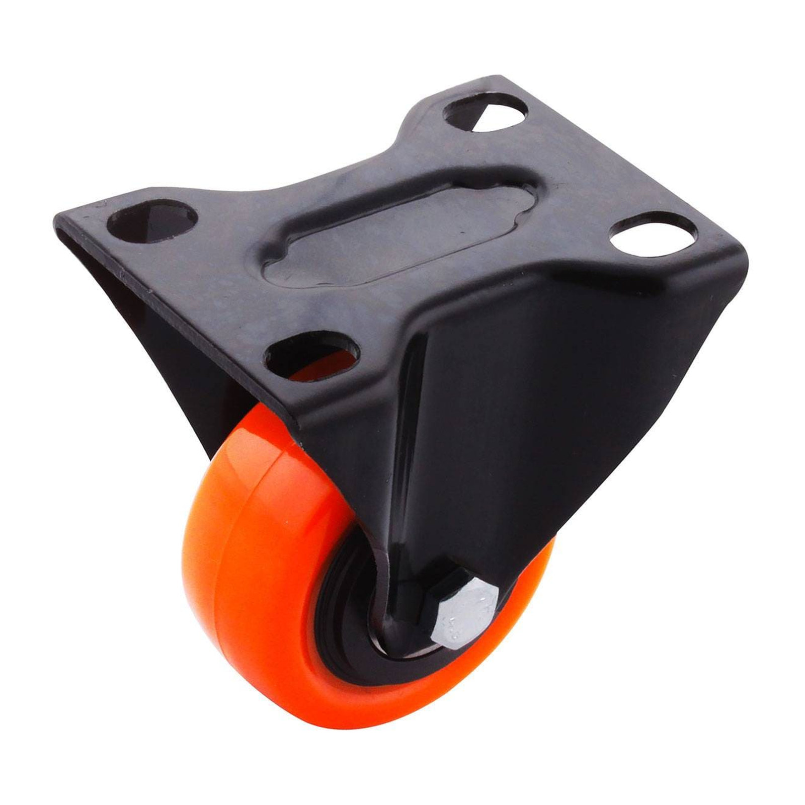 Rodaja Fija de Poliuretano Naranja con Balero 1-1/2 x 7/8" WESTON