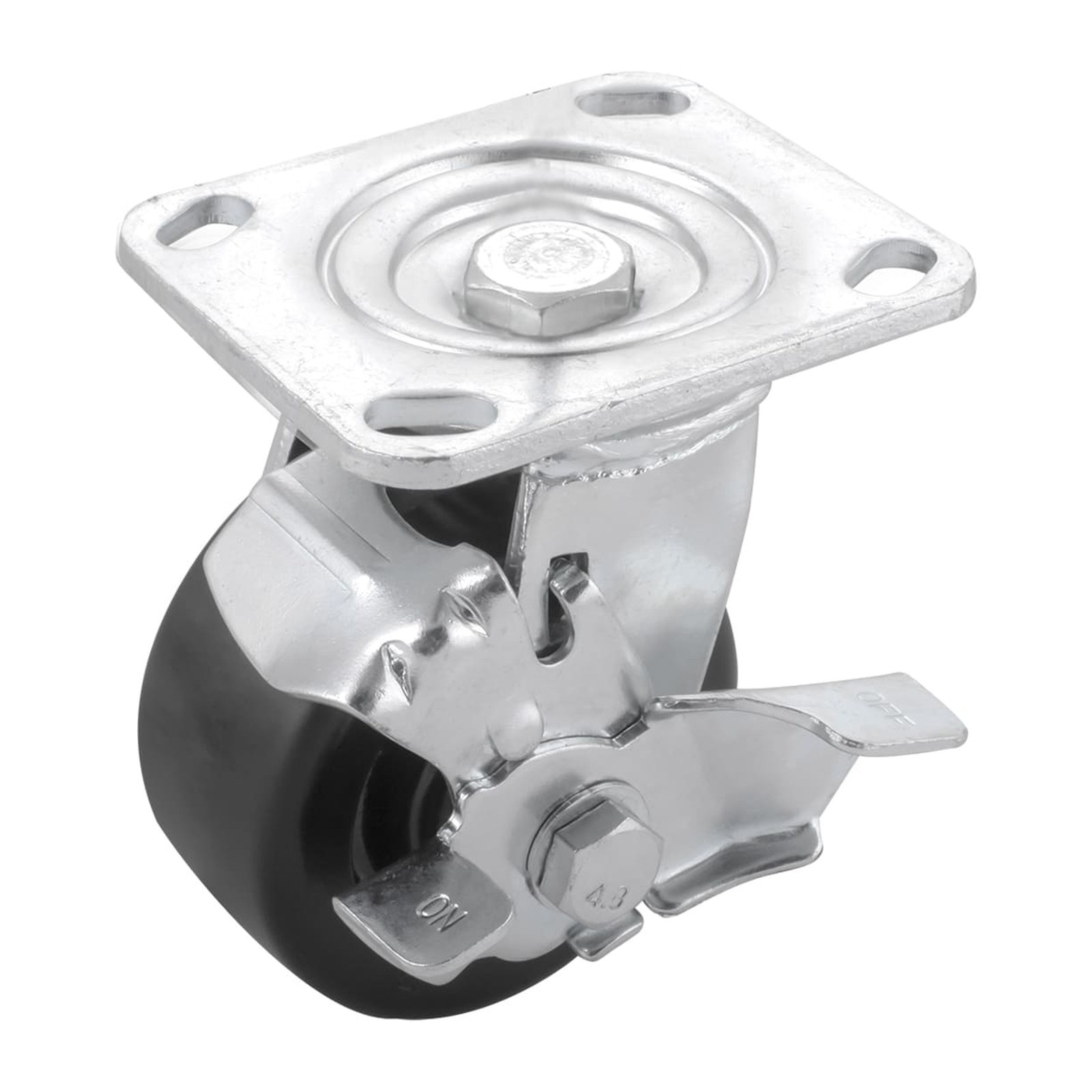 Rodaja Fenólica Giratoria con Freno 4x2" Weston