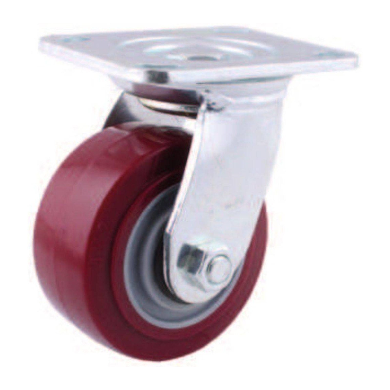 Rodaja Giratoria de Poliuretano Marrón 5x2" Weston