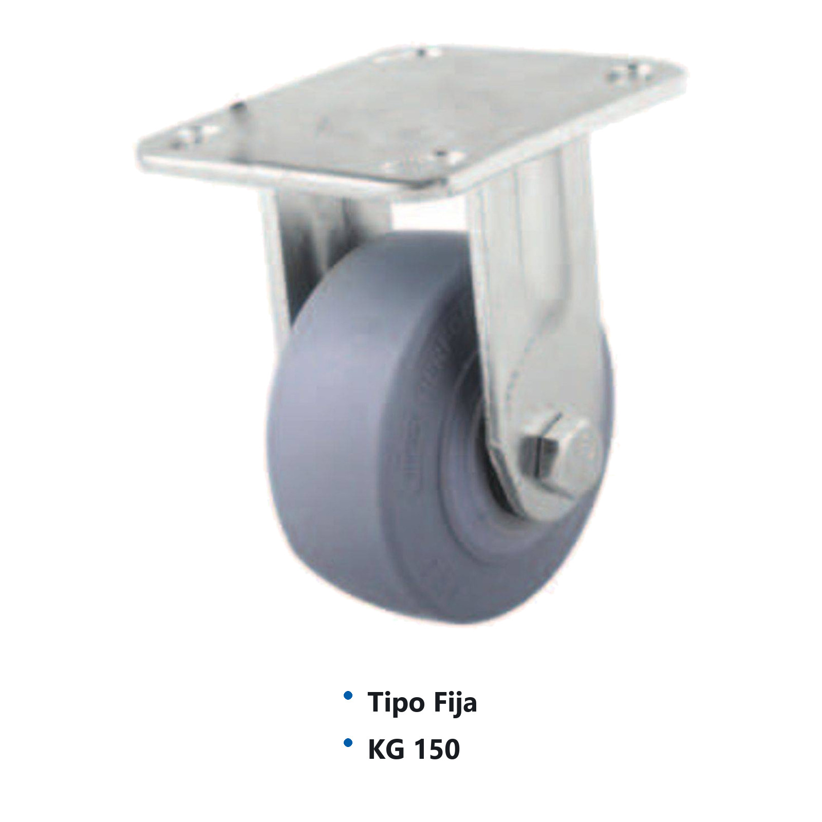 RODAJA TPR HI-PERFORMANCE FIJA 4X2" - Imagen 2