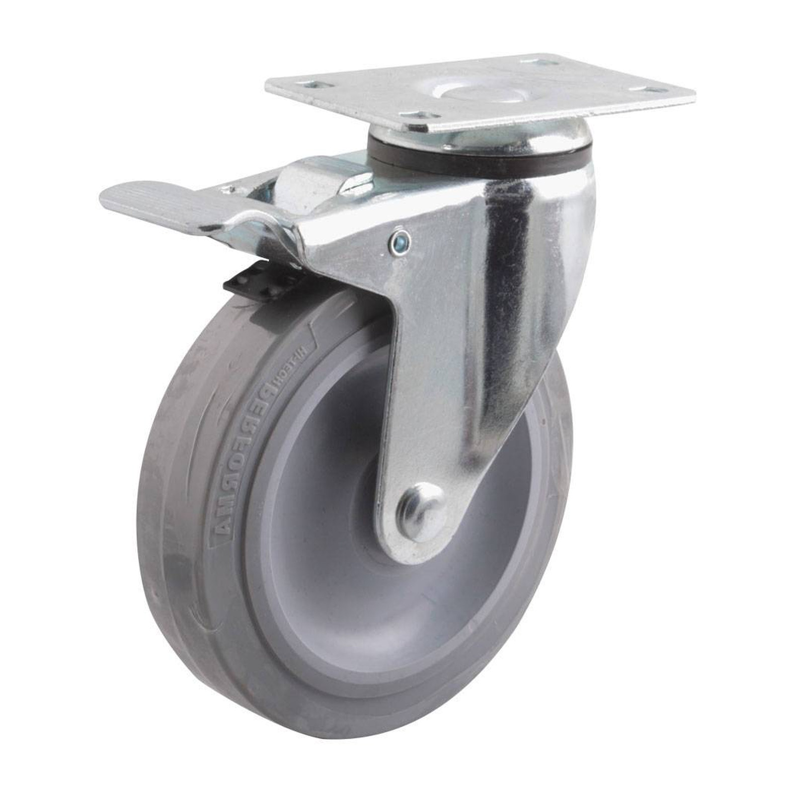 Rodaja TPR Hi-Performance Giratoria con Freno 5x1-1/4" Weston