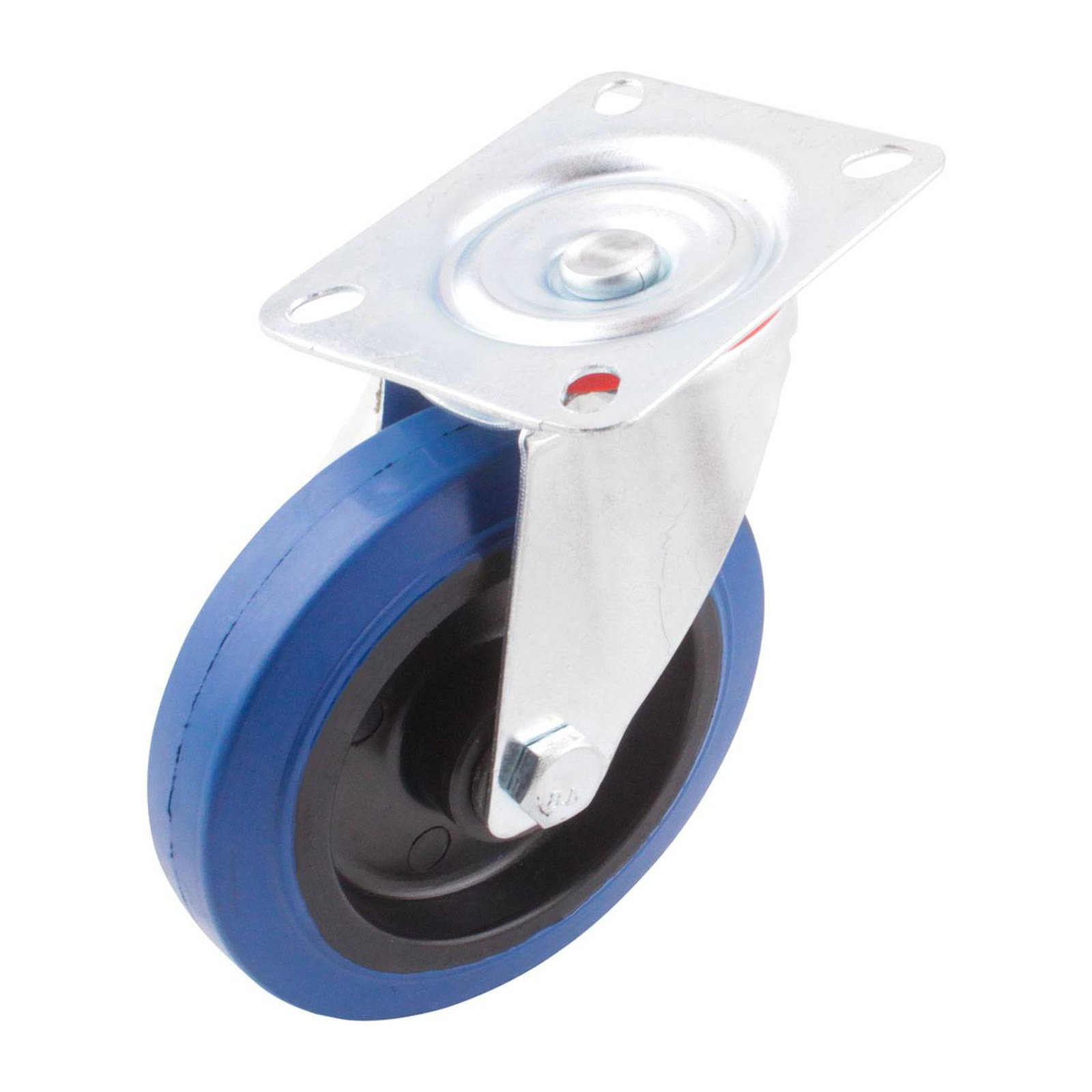 Rodaja Giratoria de Goma Azul 3" x 1-1/4" Weston