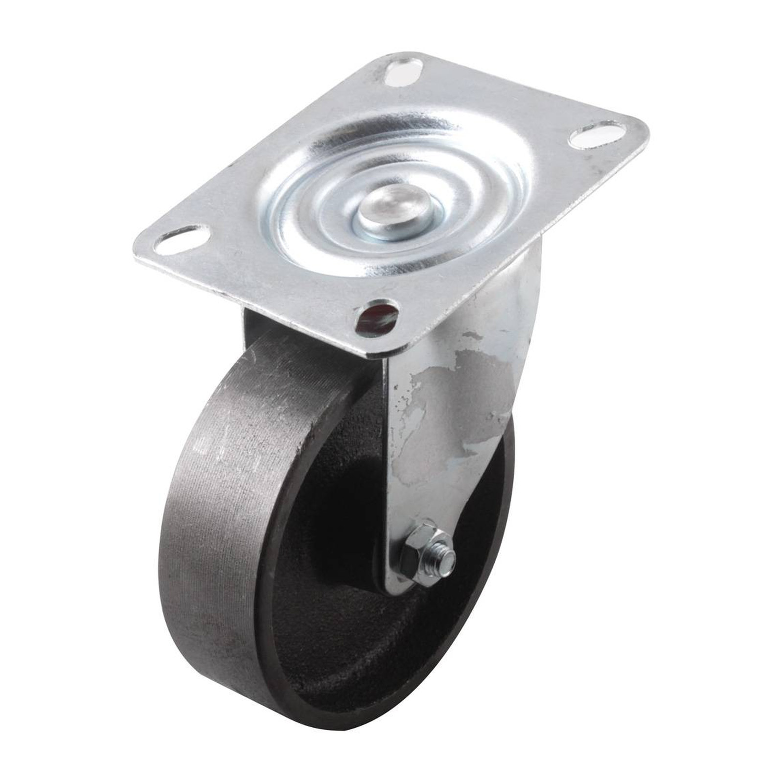 Rodaja de Fierro Giratoria con Buje 4" x 32mm WESTON