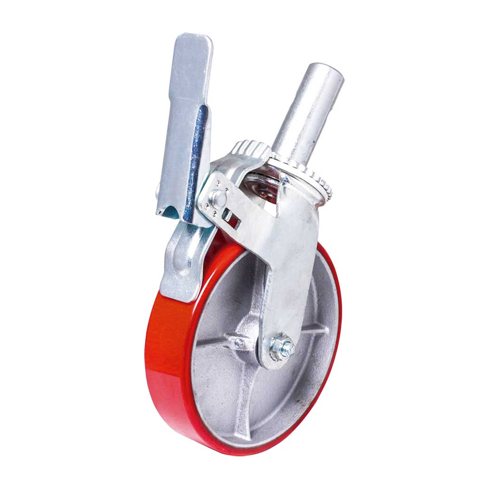 Rodaja para Andamio Weston 6x2" Fierro Vaciado Rojo HD