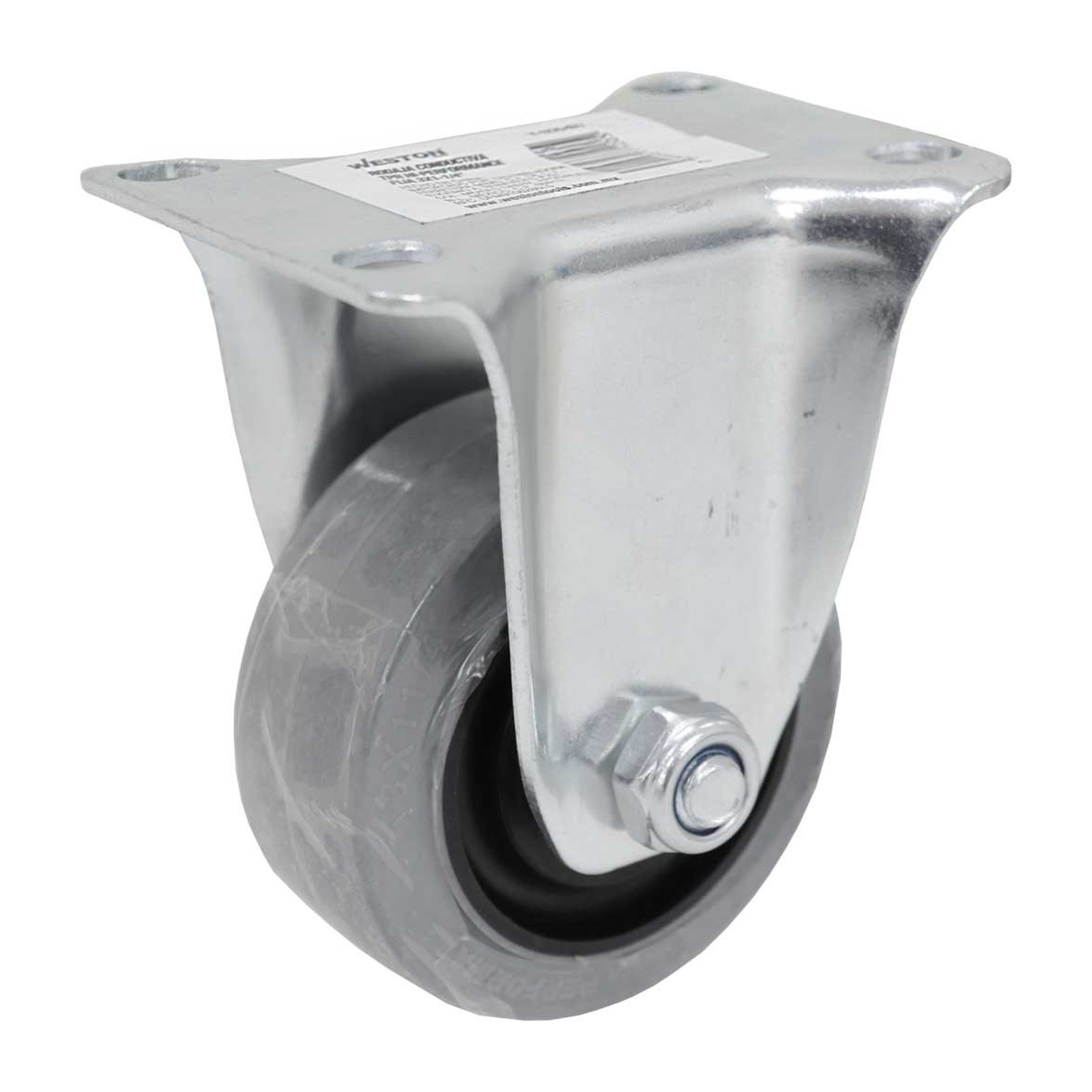 Rodaja Conductiva TPR Hi-Performance Fija 4x1-1/4" Weston