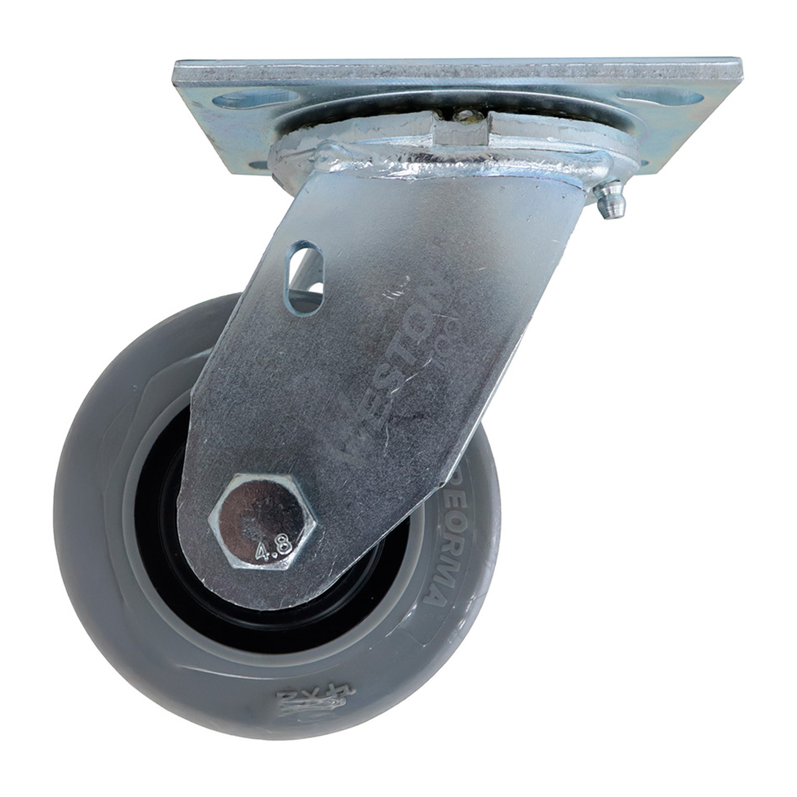 RODAJA ANTIESTATICA TPR GIRATORIA 4" x 2" - Imagen 2