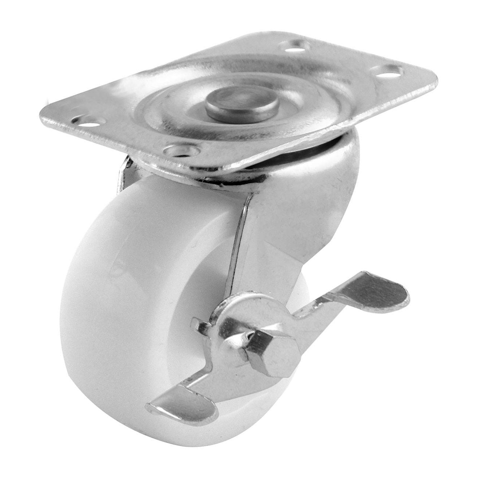 Rodaja Giratoria con Freno de Nylon 3" x 1-1/4" Weston