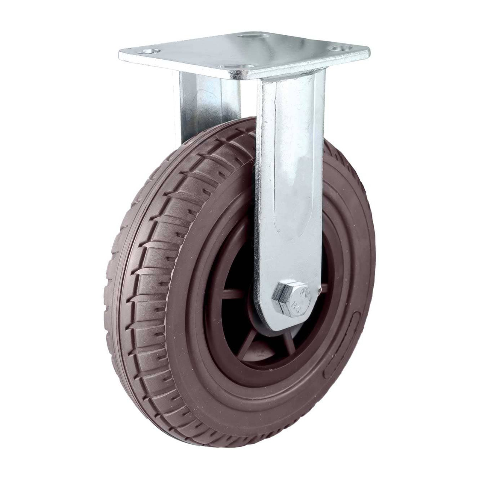 Rodaja Fija de Hule Café Uso Rudo 6" (150x50 mm) Weston