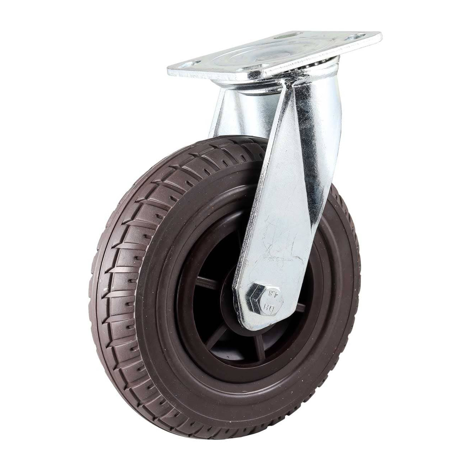 Rodaja Giratoria de Hule Café Uso Rudo 8" (200x50 mm) WESTON