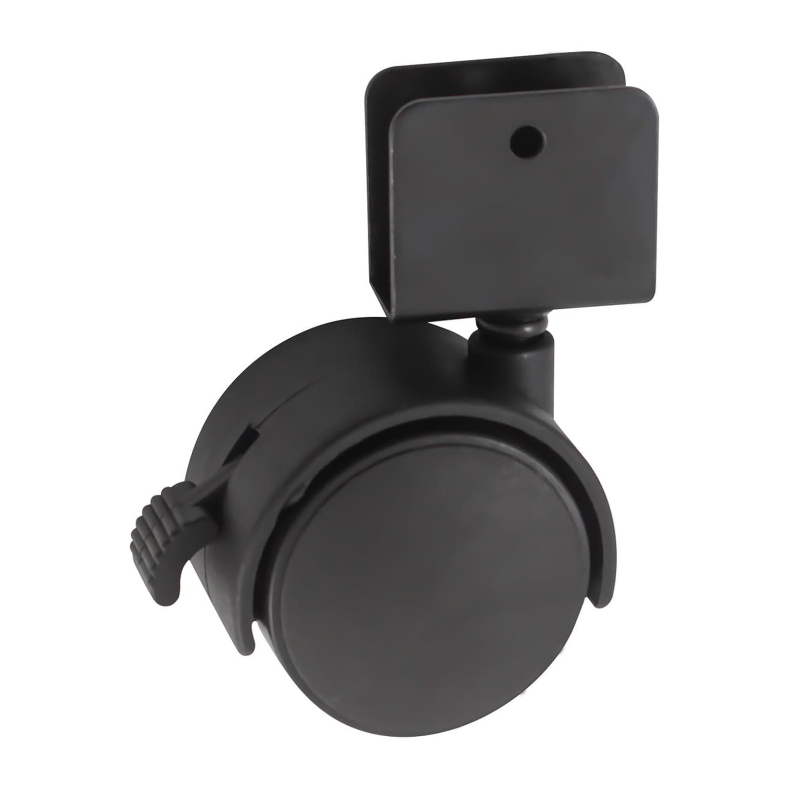 Rodaja Tipo Yoyo con Placa U y Freno 50x46 mm WESTON (Empaque con 4 piezas)
