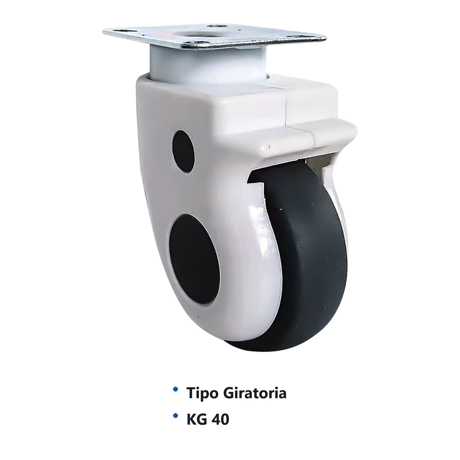 RODAJA USO MEDICO TPR GIRATORIA 3'' x 1'' - Imagen 2