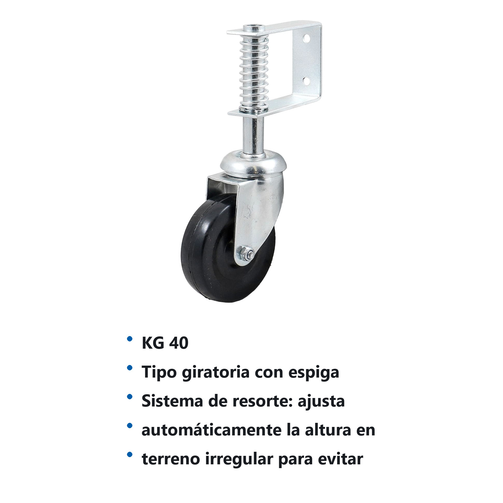 RODAJAS DE RESORTE PARA PORTON 3" X 22MM - Imagen 2
