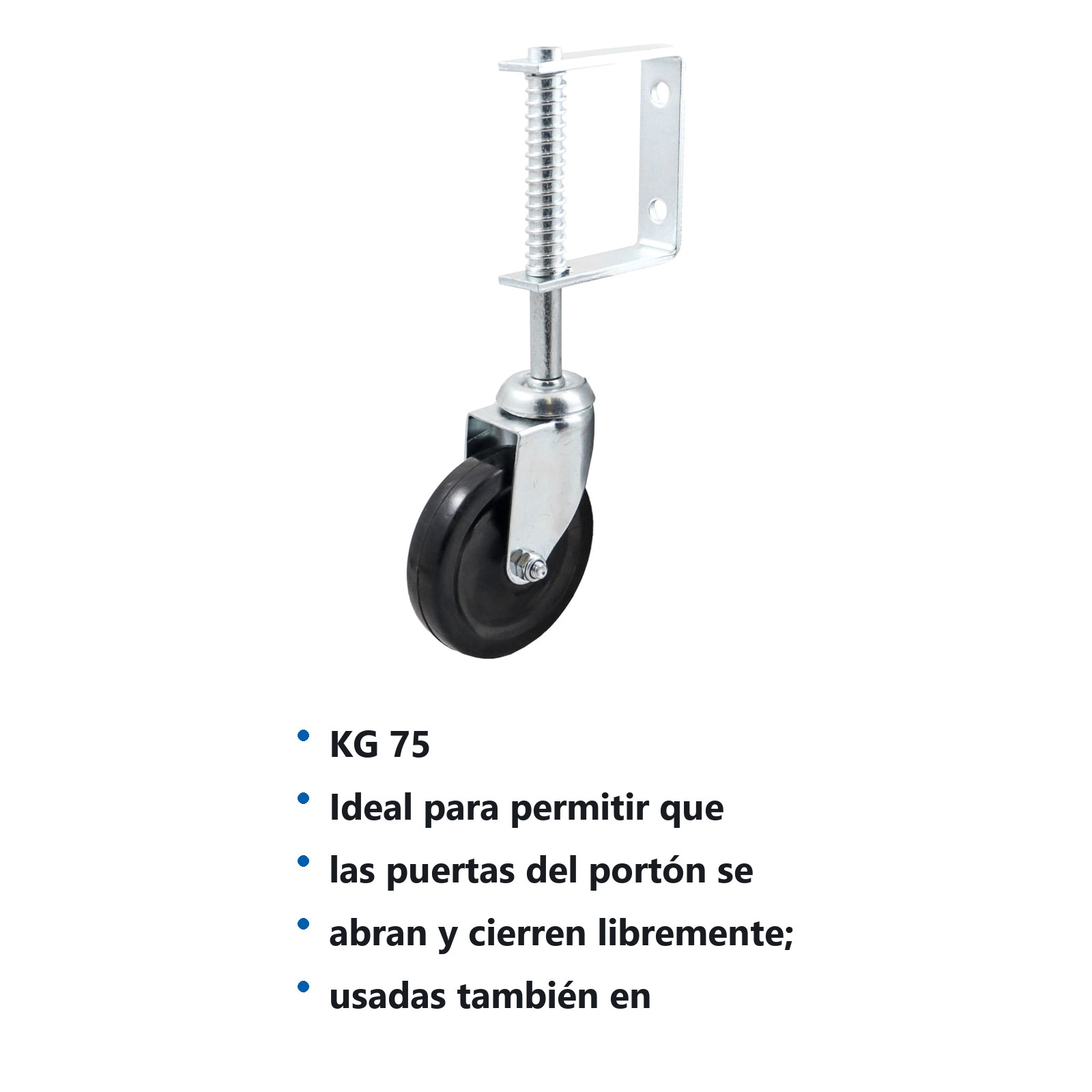 RODAJAS DE RESORTE PARA PORTON 4" X 25MM - Imagen 2