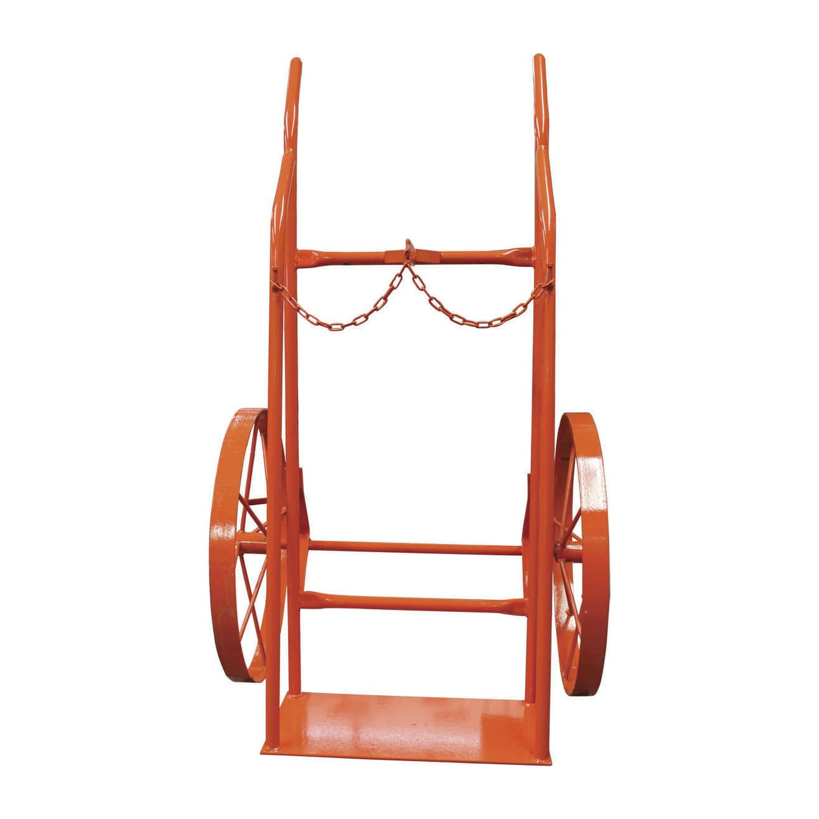 Carretilla Porta Tanque Oxígeno/Acetileno Profesional Rueda de Fierro 24" Weston
