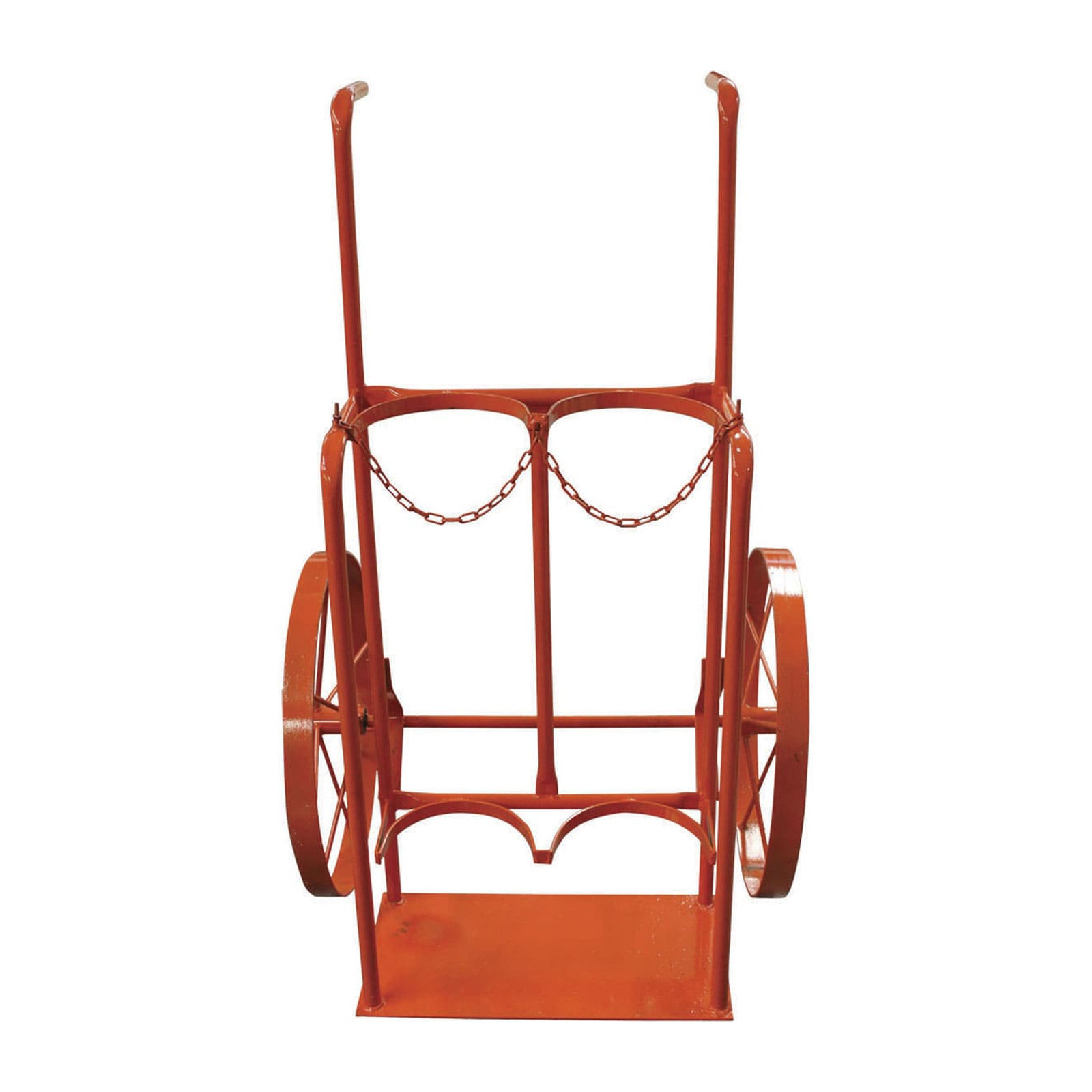 Carretilla Porta Tanque Oxígeno / Acetileno Reforzada Rueda de Fierro 24" Weston