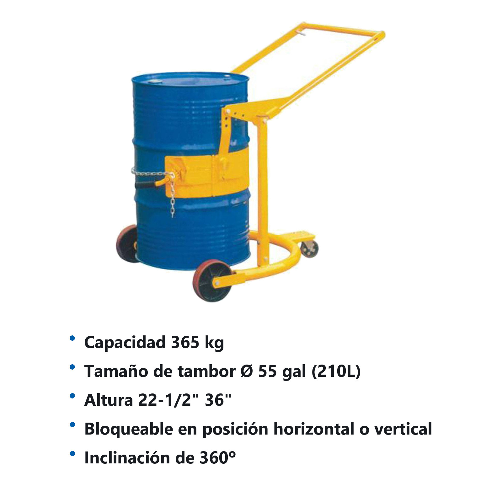 CARRETILLA P/TAMBO 365KG - Imagen 2