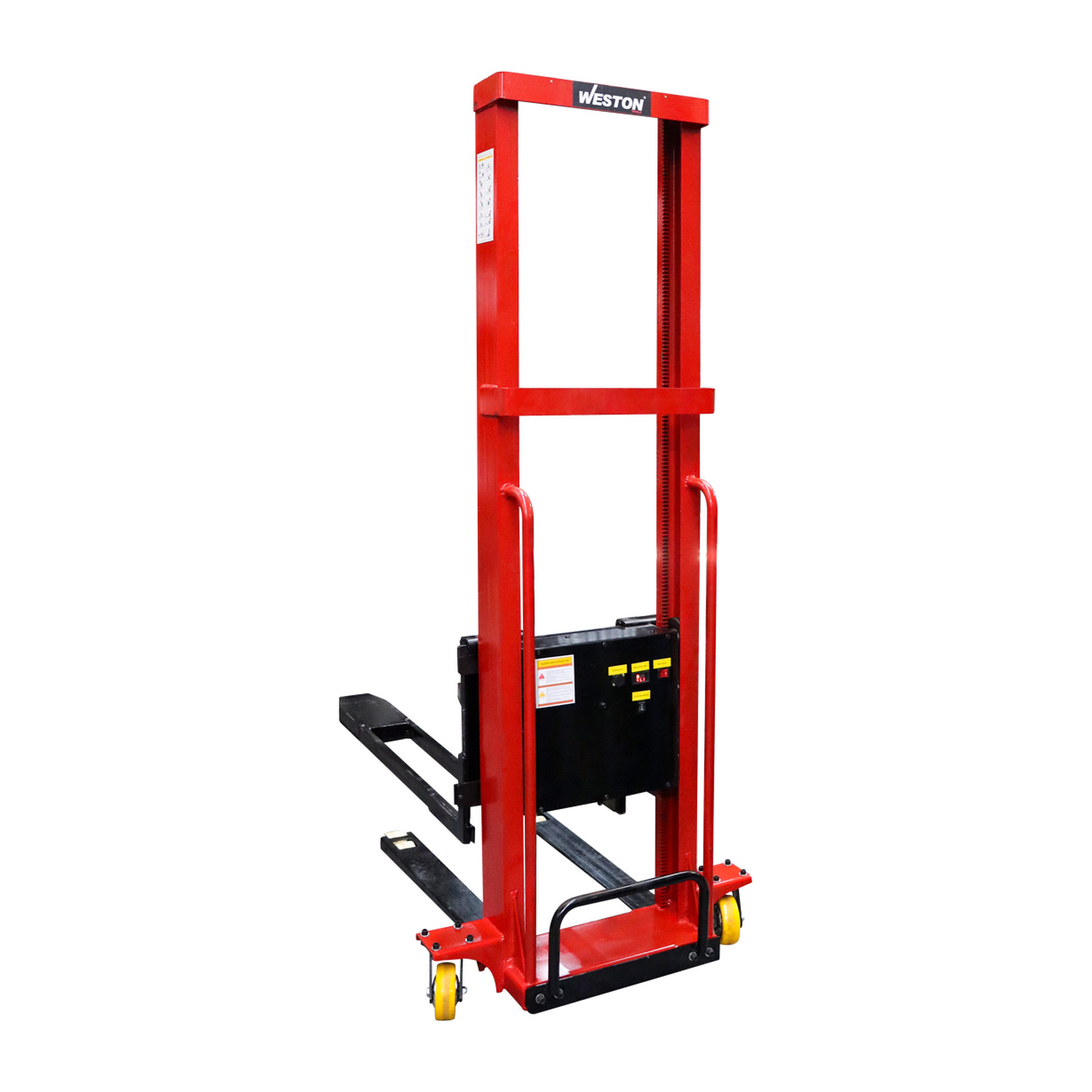 Apilador Manual para Tarima con Elevación Eléctrica 1 Ton x 1.6 m WESTON