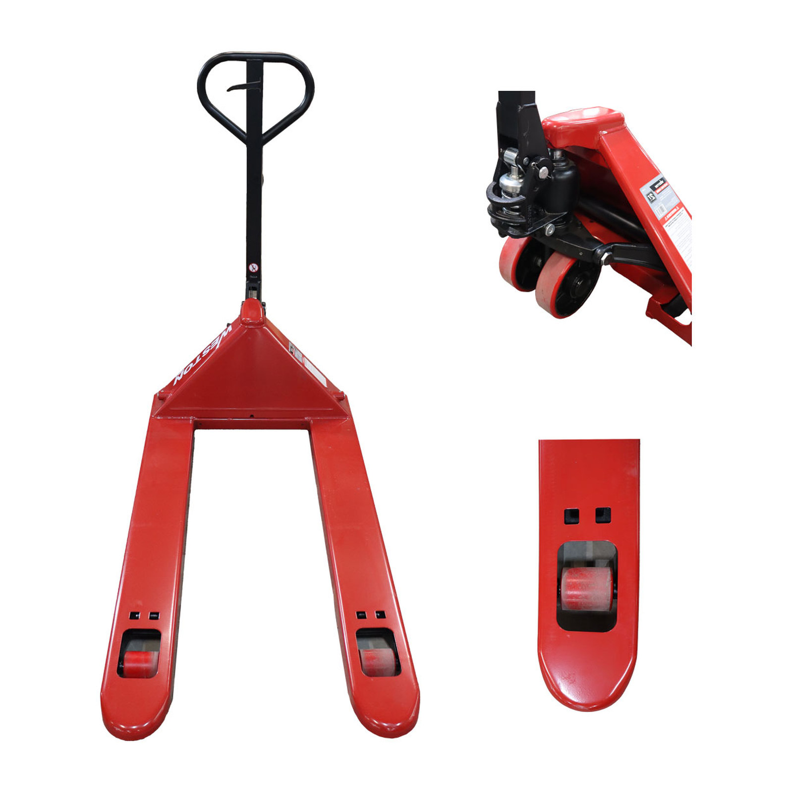 PATIN P/TARIMA 2 TON. RUEDA PU 680X1220MM - Imagen 2