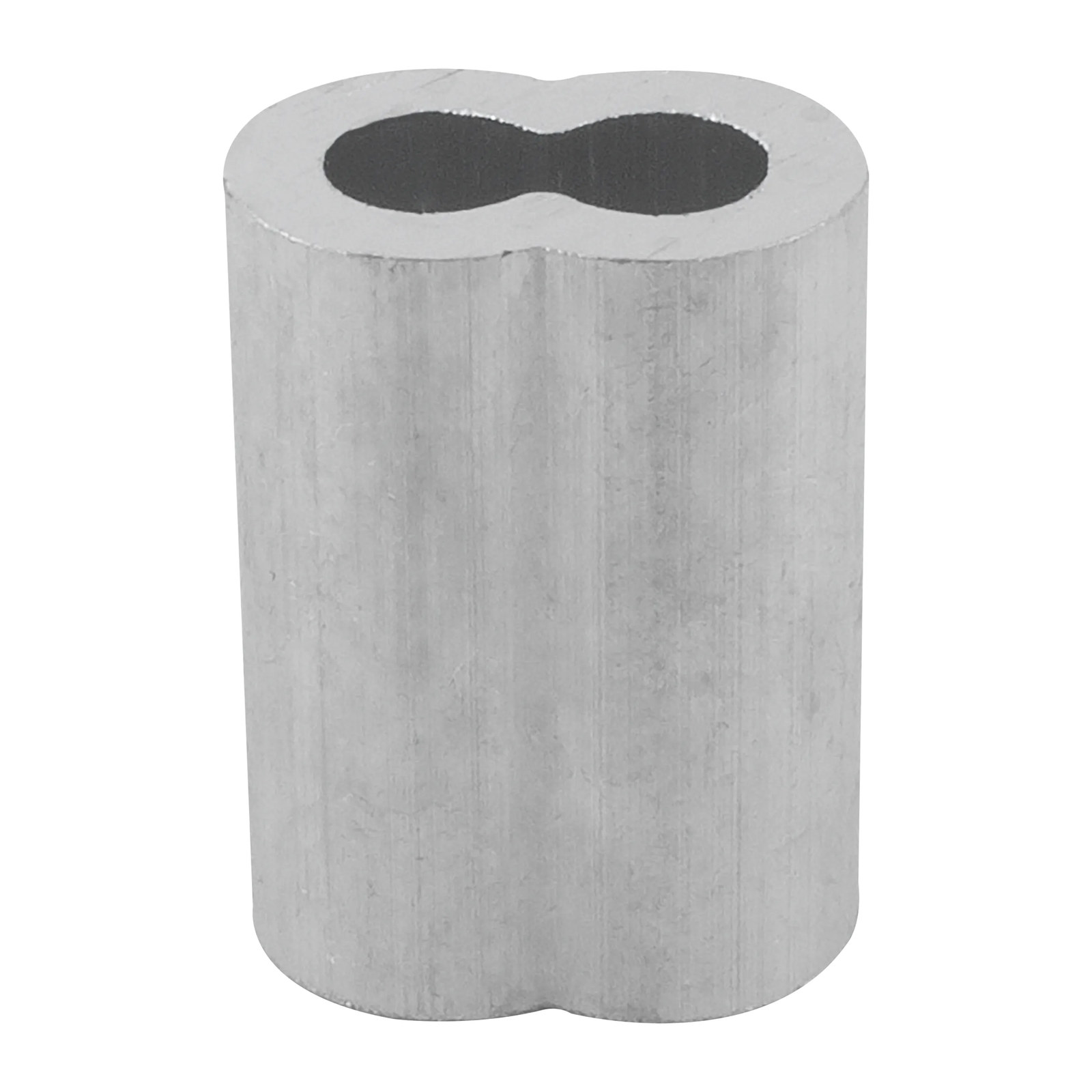 Casquillo Aluminio Doble 5/16" - Paquete 50 Piezas