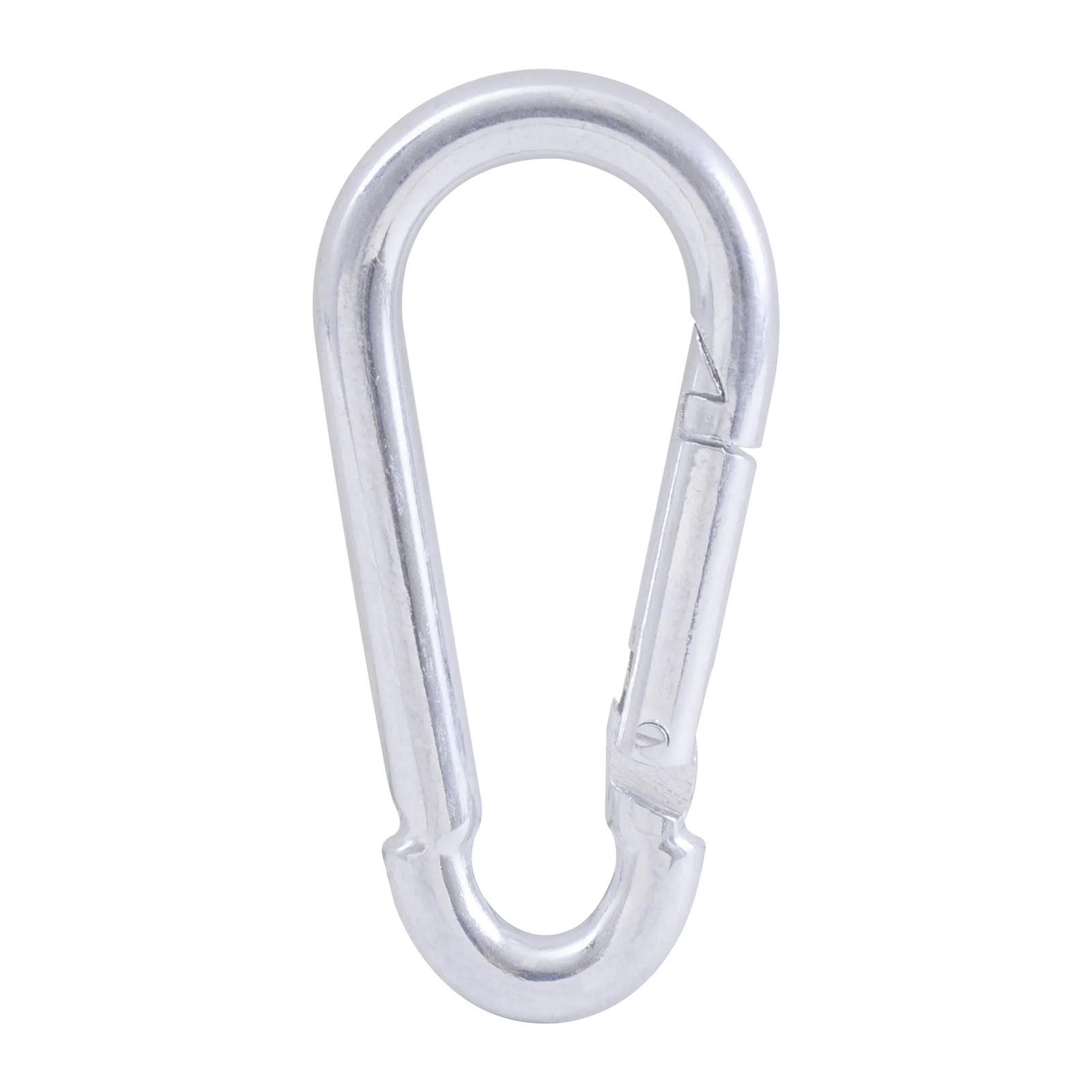 Gancho Rápido con Seguro Galvanizado 60 x 6 mm 118 kg - Paquete 25 Piezas