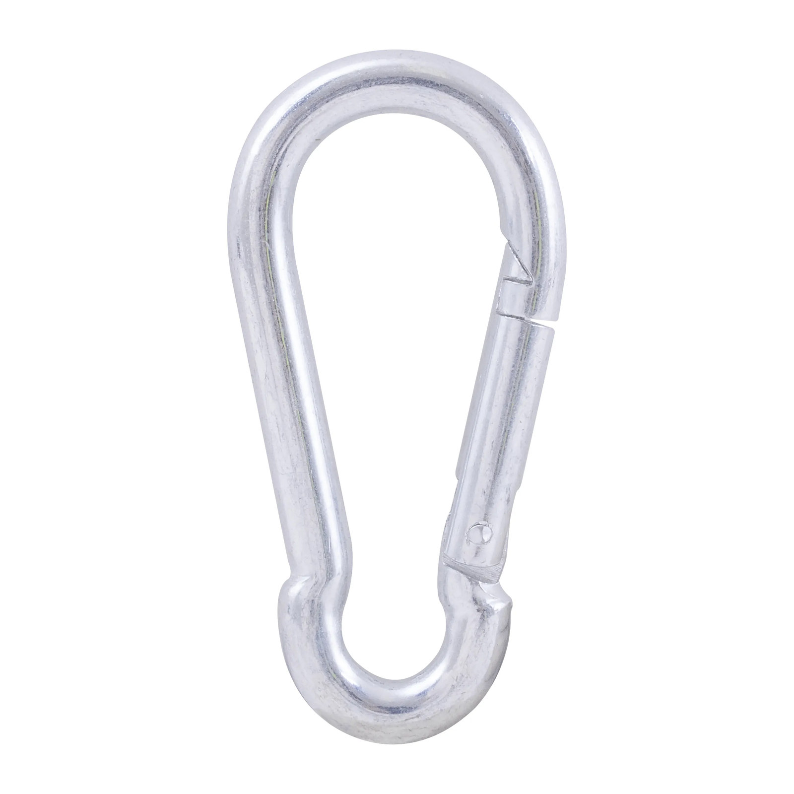 Gancho Rápido con Seguro Galvanizado 80 x 8 mm 181 kg - Paquete 25 Piezas
