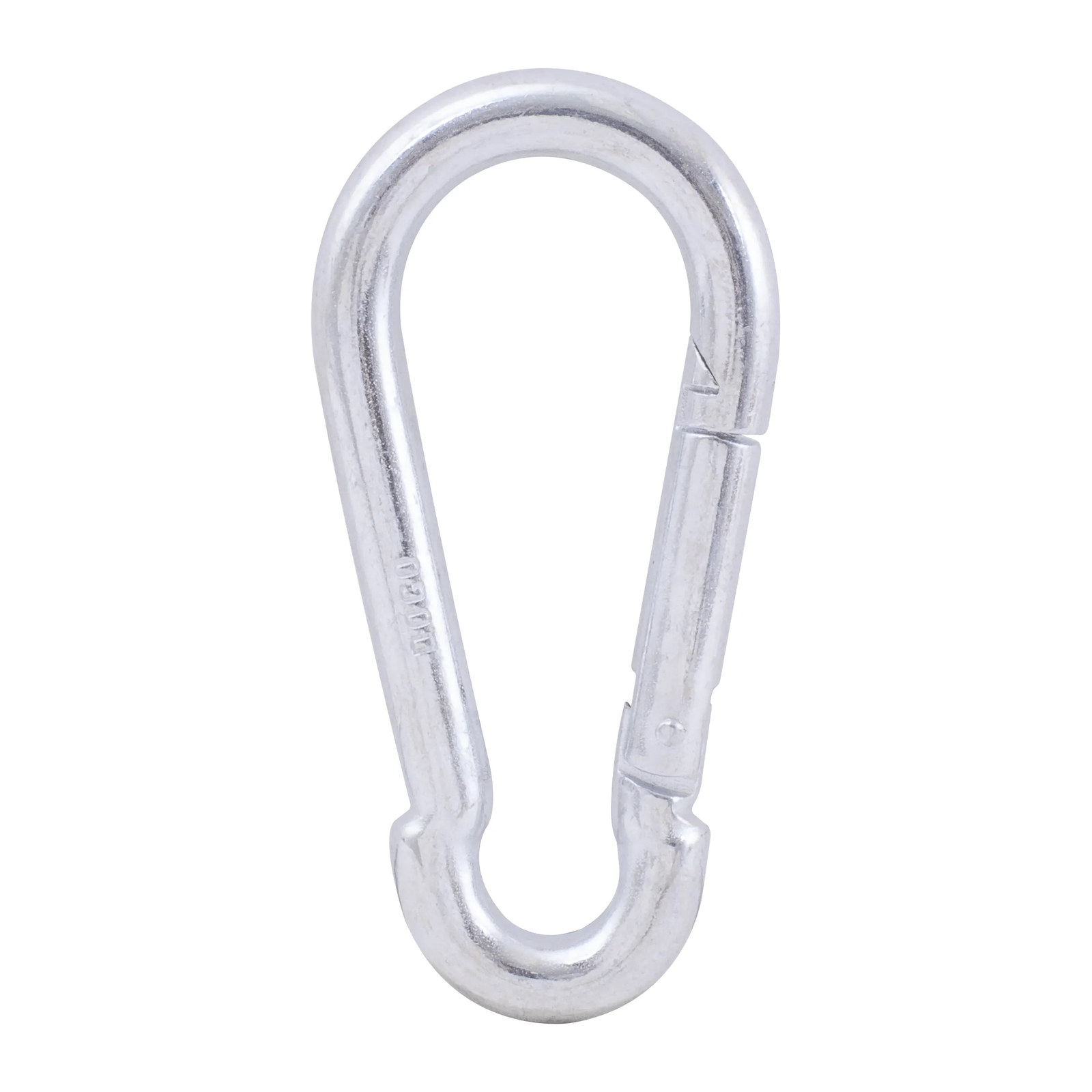 Gancho Rápido con Seguro Galvanizado 100 x 10 mm 295 kg - Paquete 25 Piezas