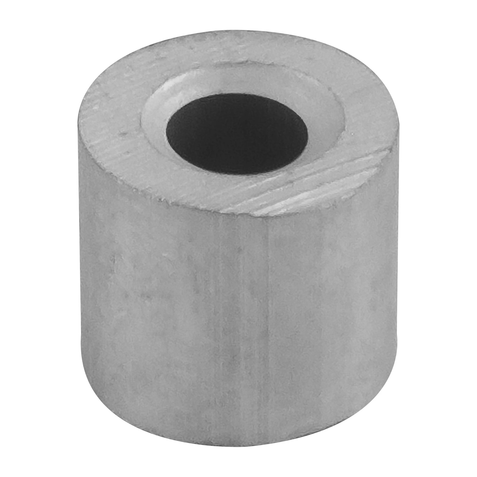 Casquillo Tope 1/8" Aluminio - Paquete 100 Piezas