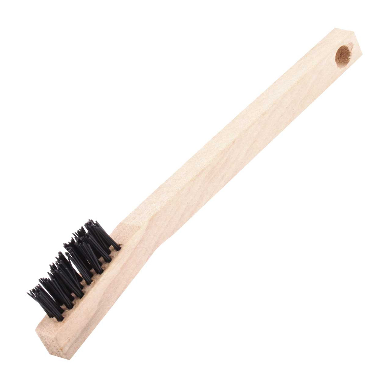 Cepillo con Mango de Madera 3x7 Cerdas Nylon .006" WESTON