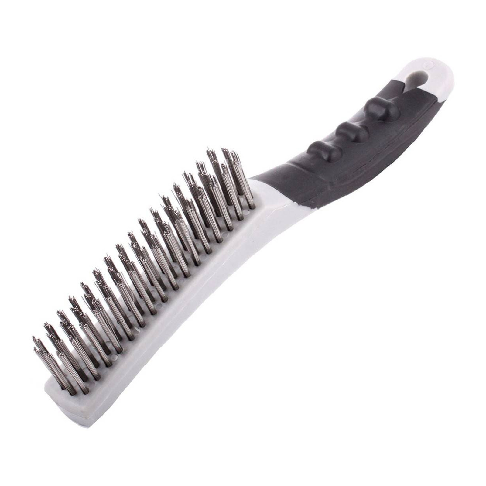 Cepillo con Mango Plástico Ergonómico 4x16 Pinceles Acero al Carbón 0.014" WESTON