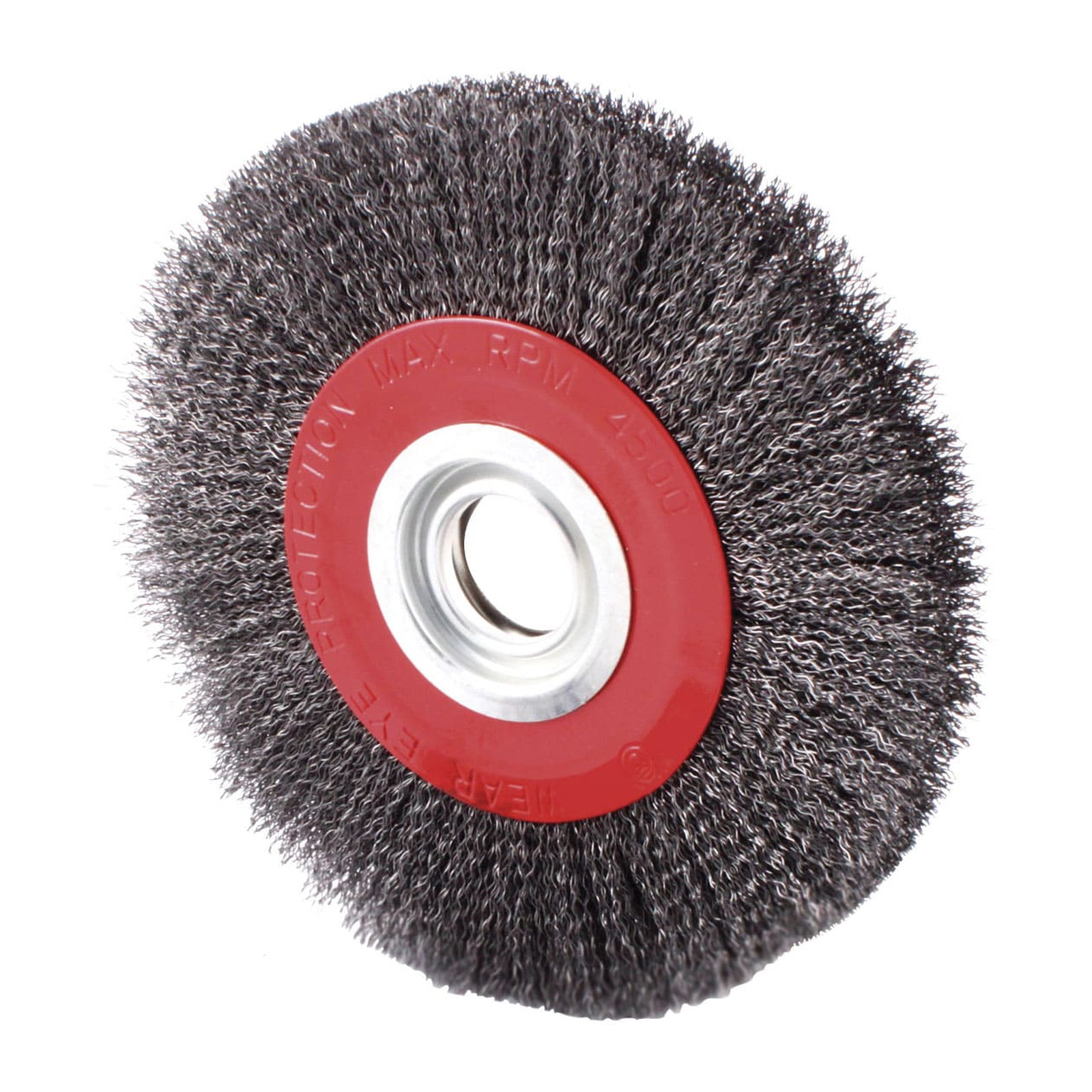 Cepillo Circular Ondulado 6" x 5/8" Ancho 1" Alambre Acero al Carbón .014" Weston