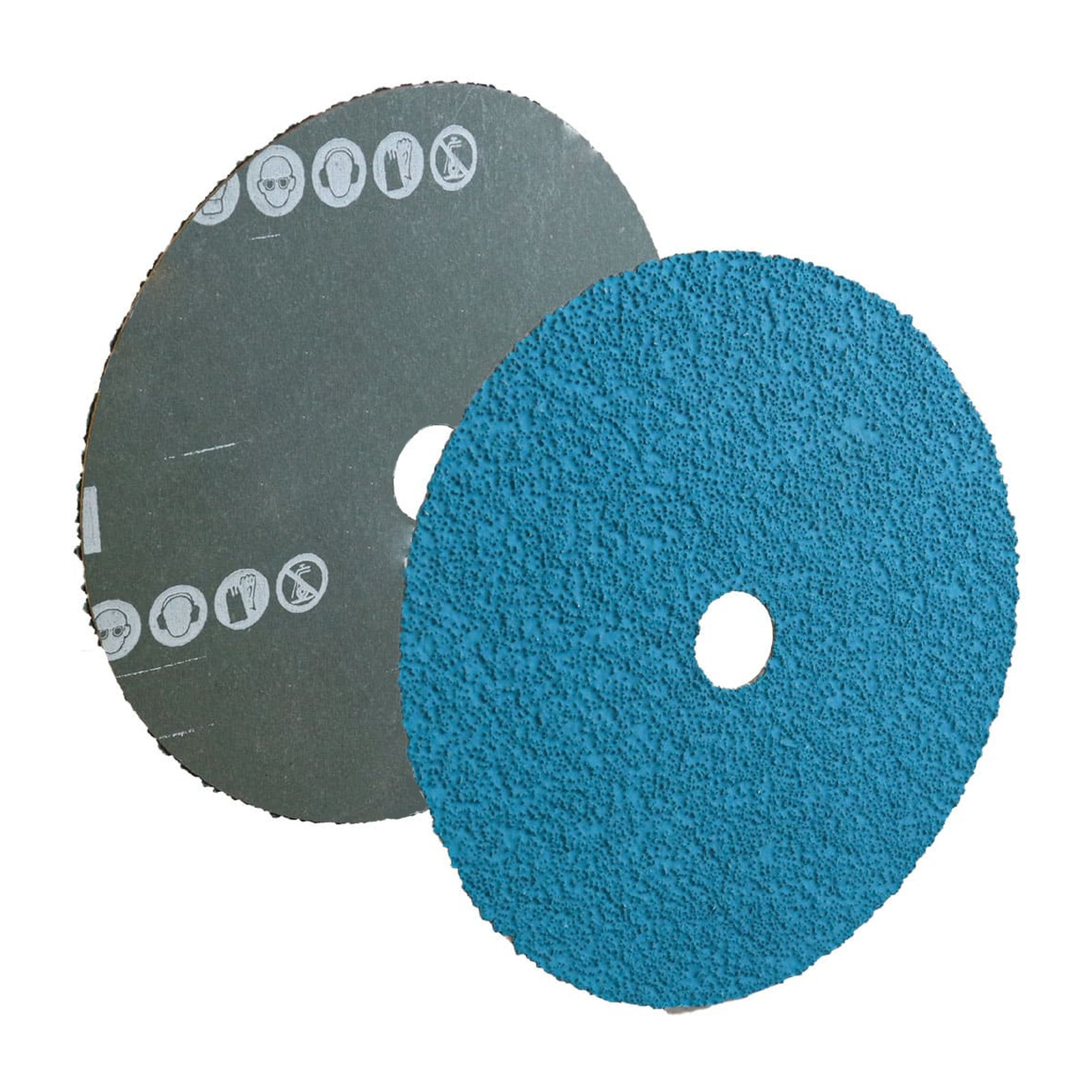 Fibrodisco de Lija Cerámico VSM AF890 Grano 36 7" x 7/8" para Acero Inoxidable - Paquete de 25 piezas