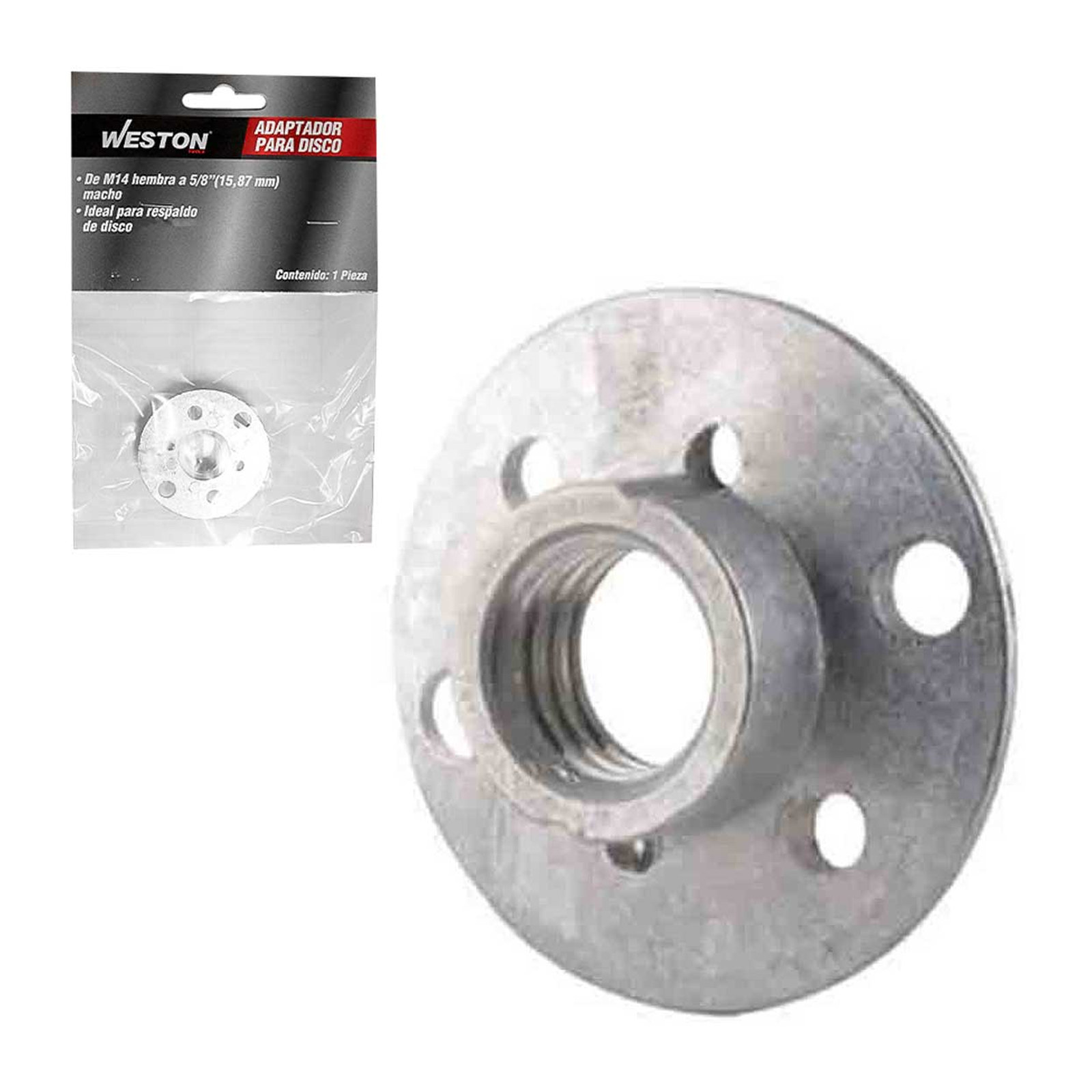 Adaptador para Disco de 4-1/2" Rosca M14 Weston