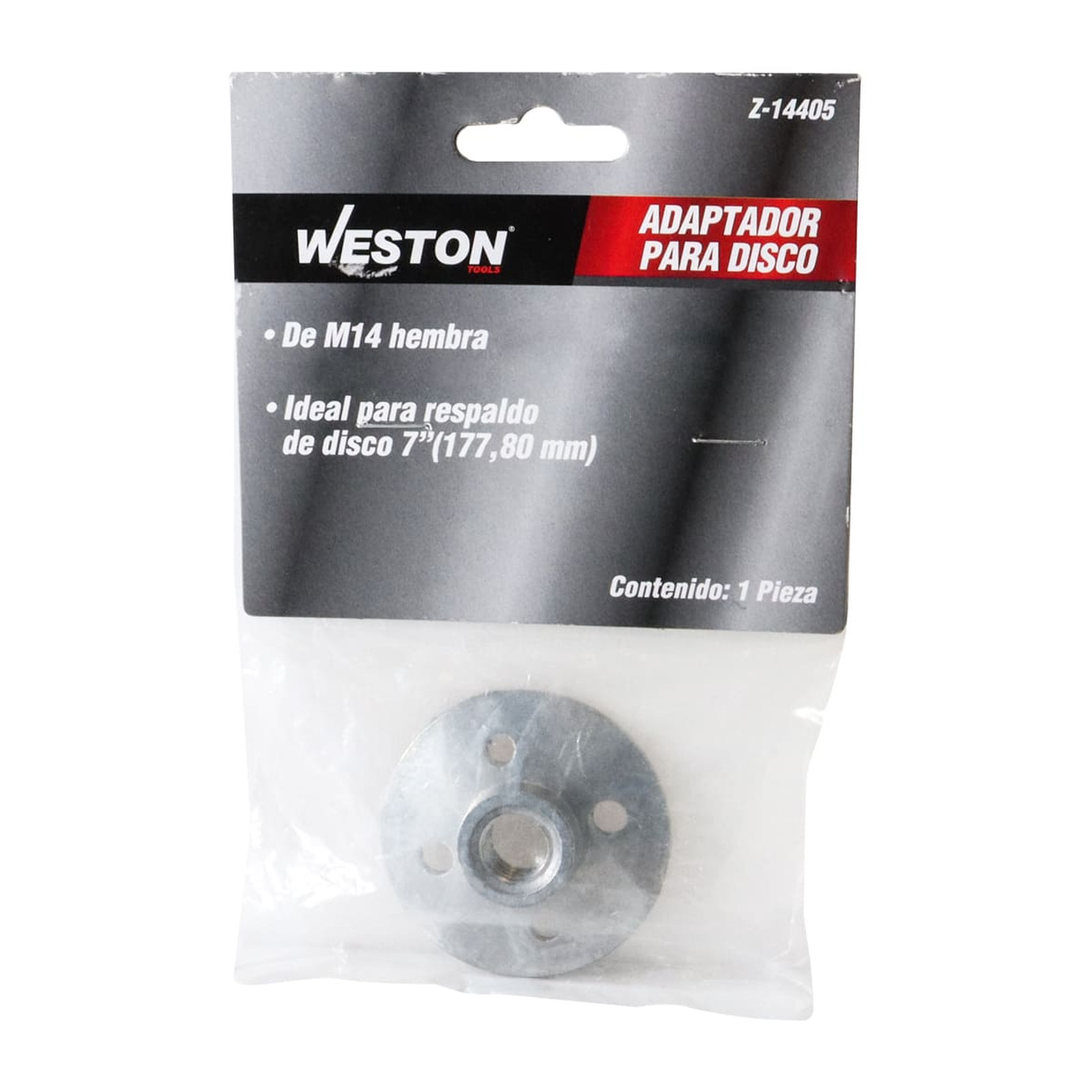 ADAPTADOR P/DISCO 7" ROSCA M14 - Imagen 2
