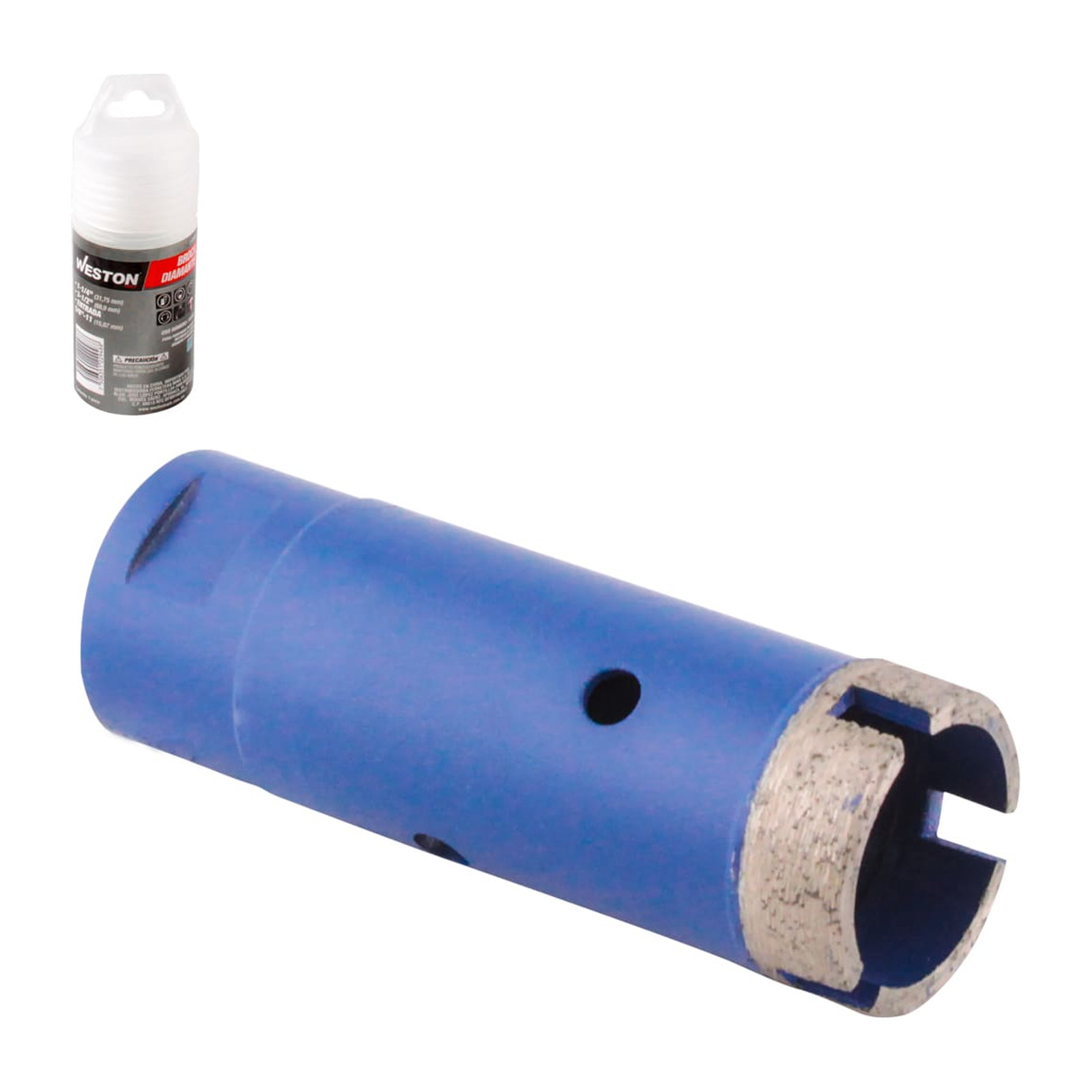 Broca de Diamante para Esmeril WESTON 1-1/4" x 3-1/2" Entrada 5/8"-11