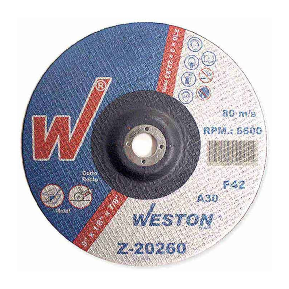 Disco de Corte para Metal 9" x 1/8" x 7/8" Tipo F42 WESTON PLUS