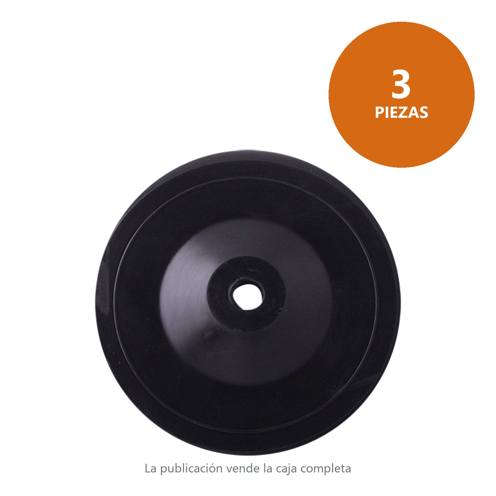 RESPALDO DE HULE BORLA 7" X 5/8" (Precio x pieza - Empaque c/3 pzas) - Imagen 2