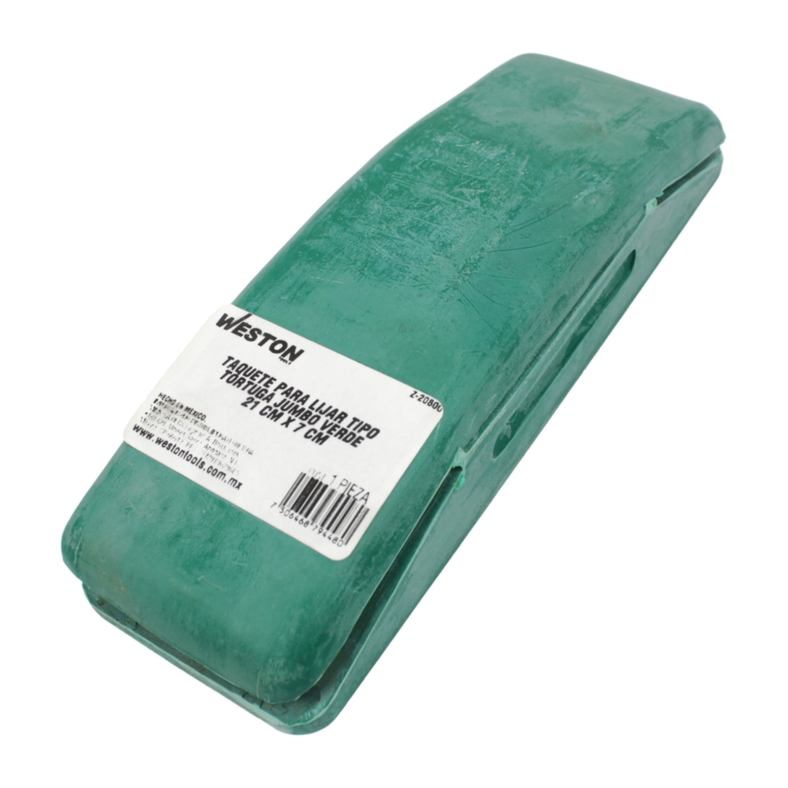 TAQUETE TORTUGA JUMBO VERDE 21 X 7CM