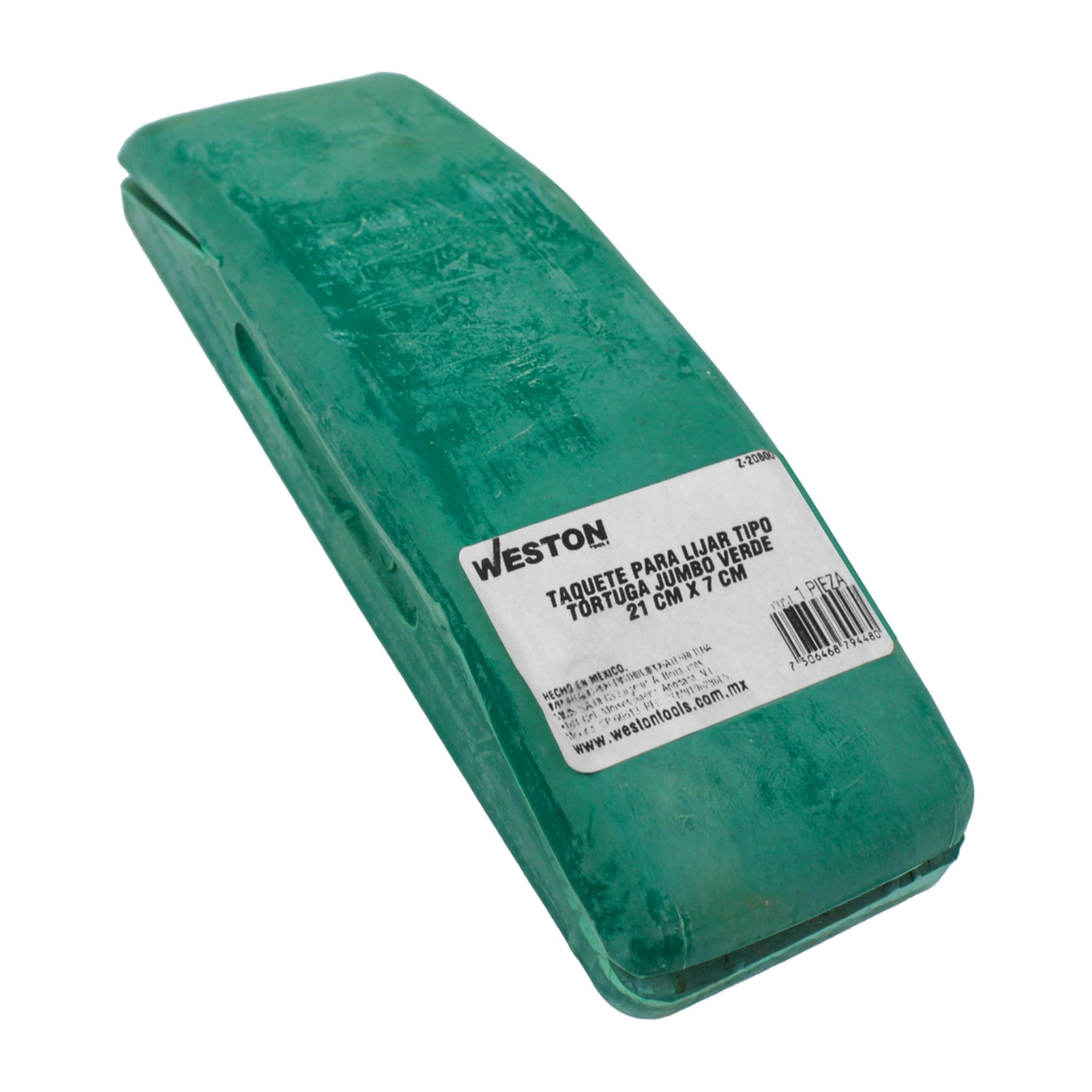 TAQUETE TORTUGA JUMBO VERDE 21 X 7CM - Imagen 4