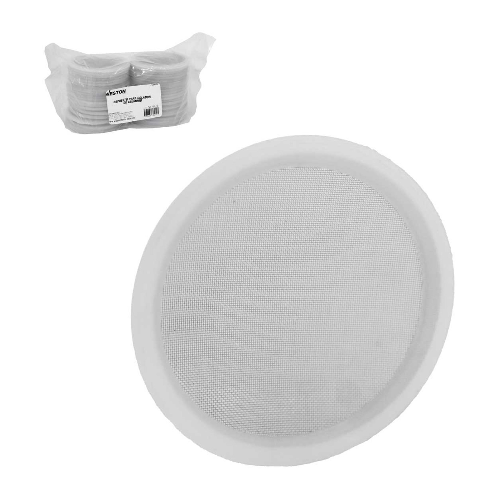 REPUESO PARA COLADOR DE ALUMINIO (Precio x Pieza - Emp. c/50 pzas) - Imagen 2